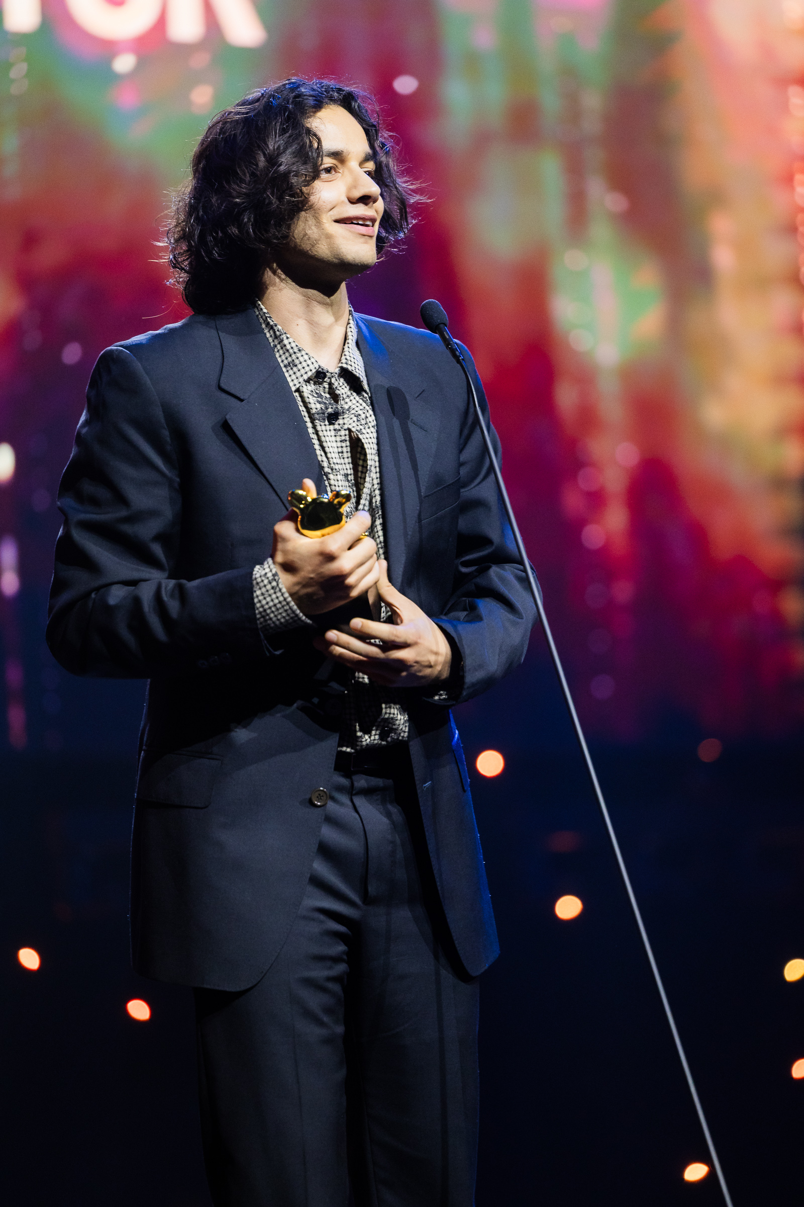 Michael Iskander, the actor who portrays King David in &ldquo;House of David,&rdquo; gives his acceptance speech for winning the Grace Award for Television for an actor at the 33rd annual Movieguide Awards on March 5, 2026. | Credit: Movieguide&reg;/Chris Schmitt