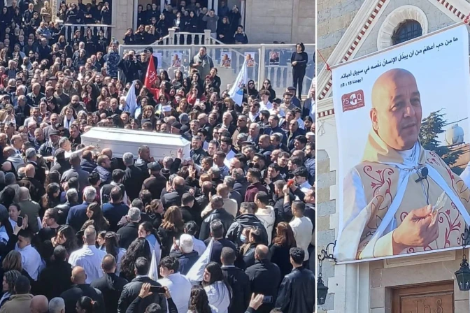 Who was Father Pierre al-Rahi, the Maronite priest who died helping the wounded in Lebanon?