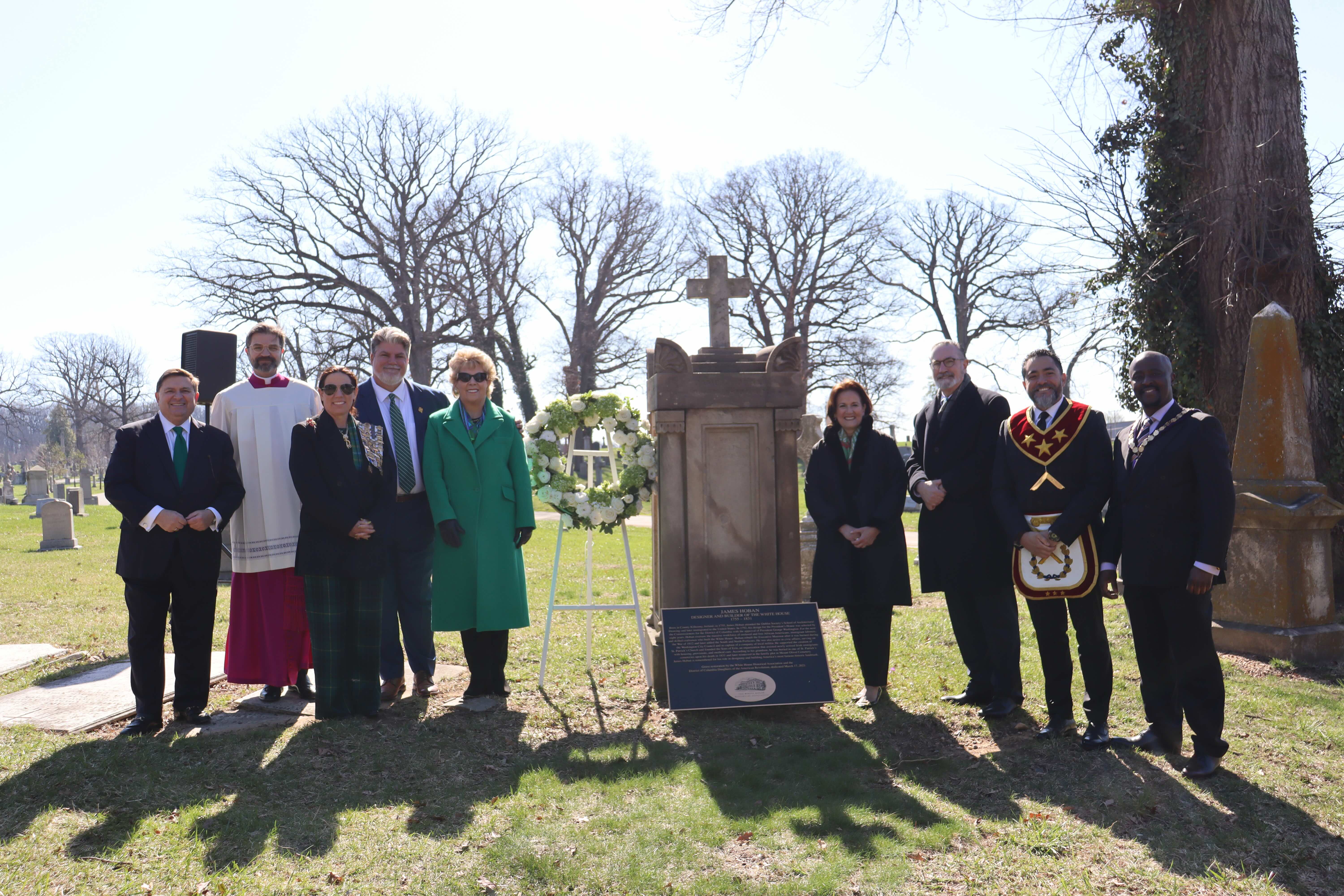 Irish immigrant who built the White House celebrated in Washington, DC