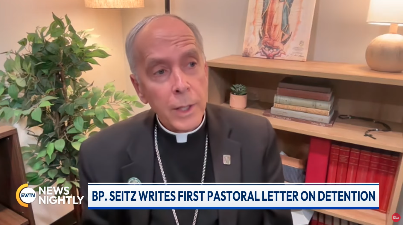 Bishop Seitz discusses pastoral letter, elaborates on call for discernment among law enforcement