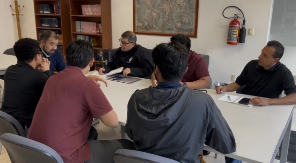 Study group at the Hispanic seminary in Mexico. | Credit: EWTN Noticias