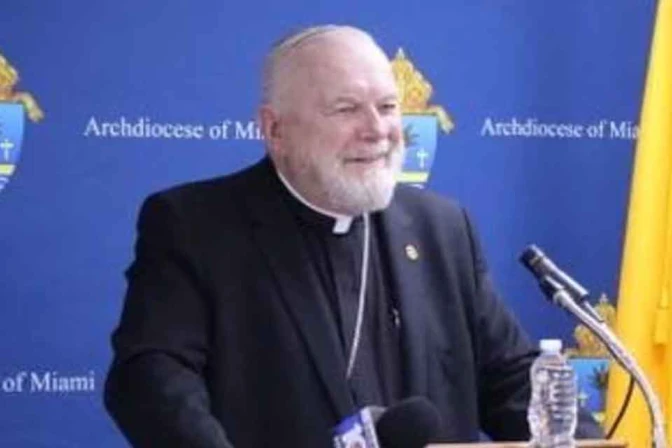 Thomas Wenski, archbishop of Miami | Credit: Emily Chaffins/EWTN News
