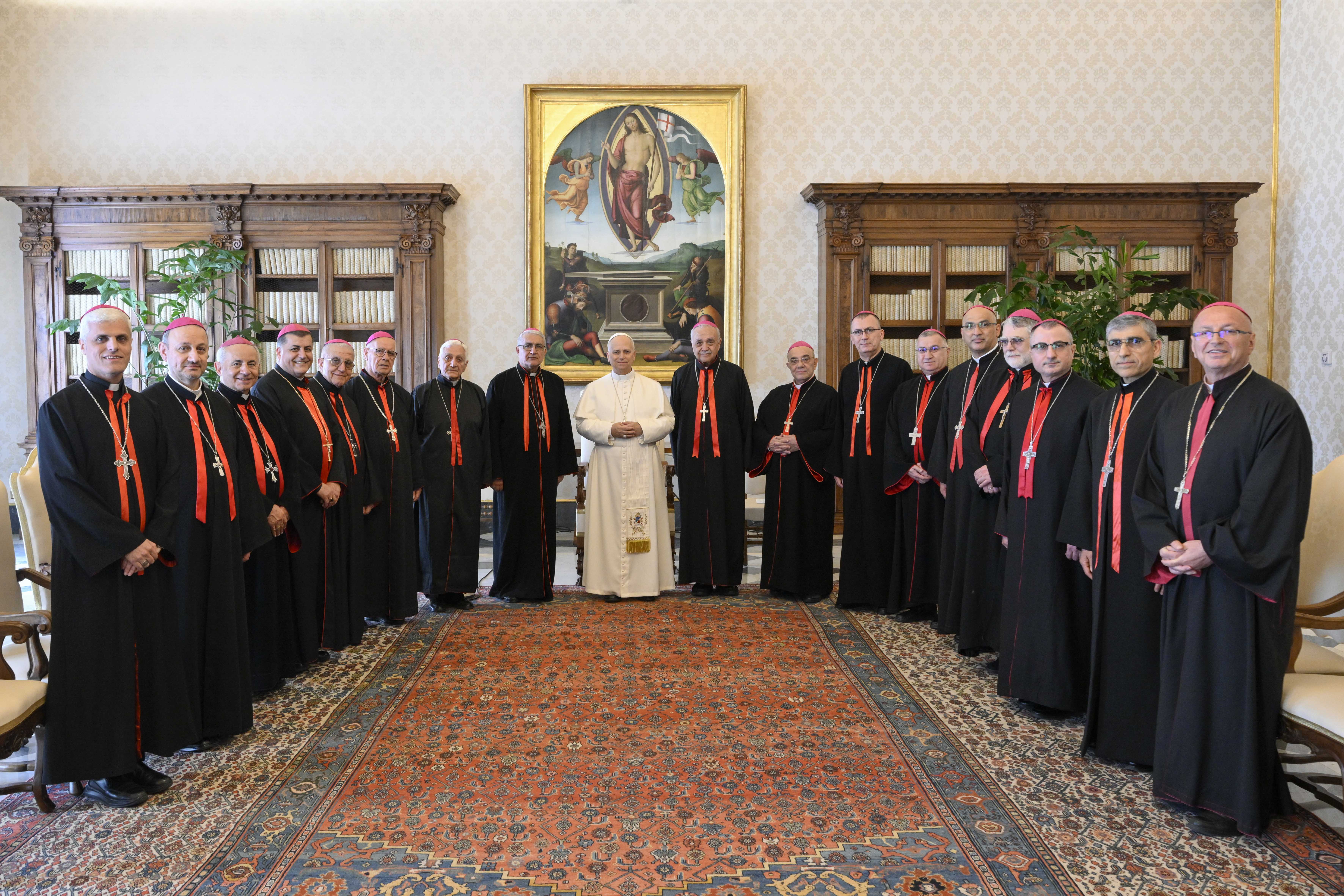 Chaldean Catholic bishops meet Pope Leo as they prepare to elect new patriarch