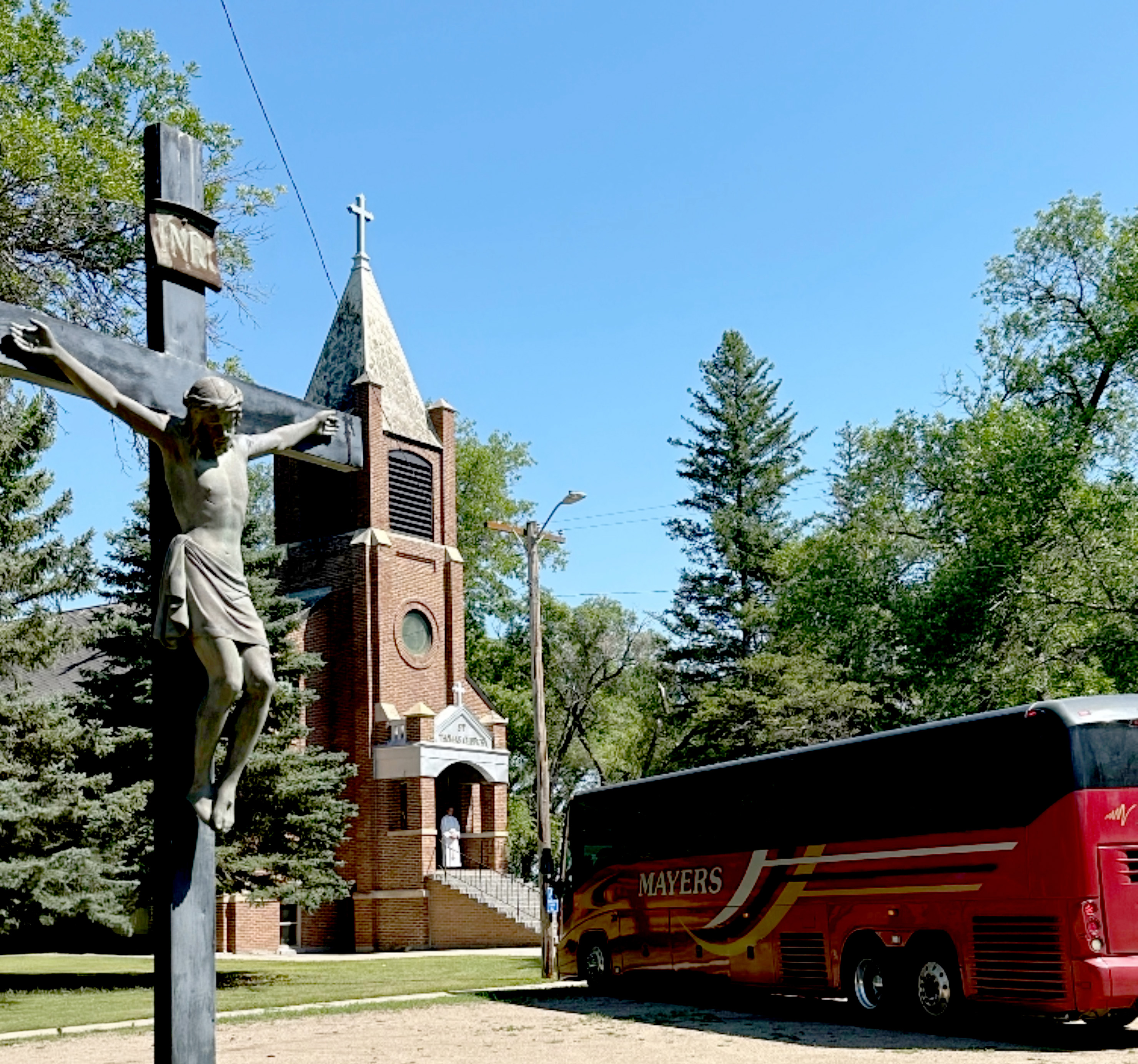 St. Thomas Catholic Church in Kent, Minnesota, will be “used on an infrequent basis” due to a parish merger in the Diocese of Saint Cloud. | Credit: Dianne Towalski/Diocese of Saint Cloud