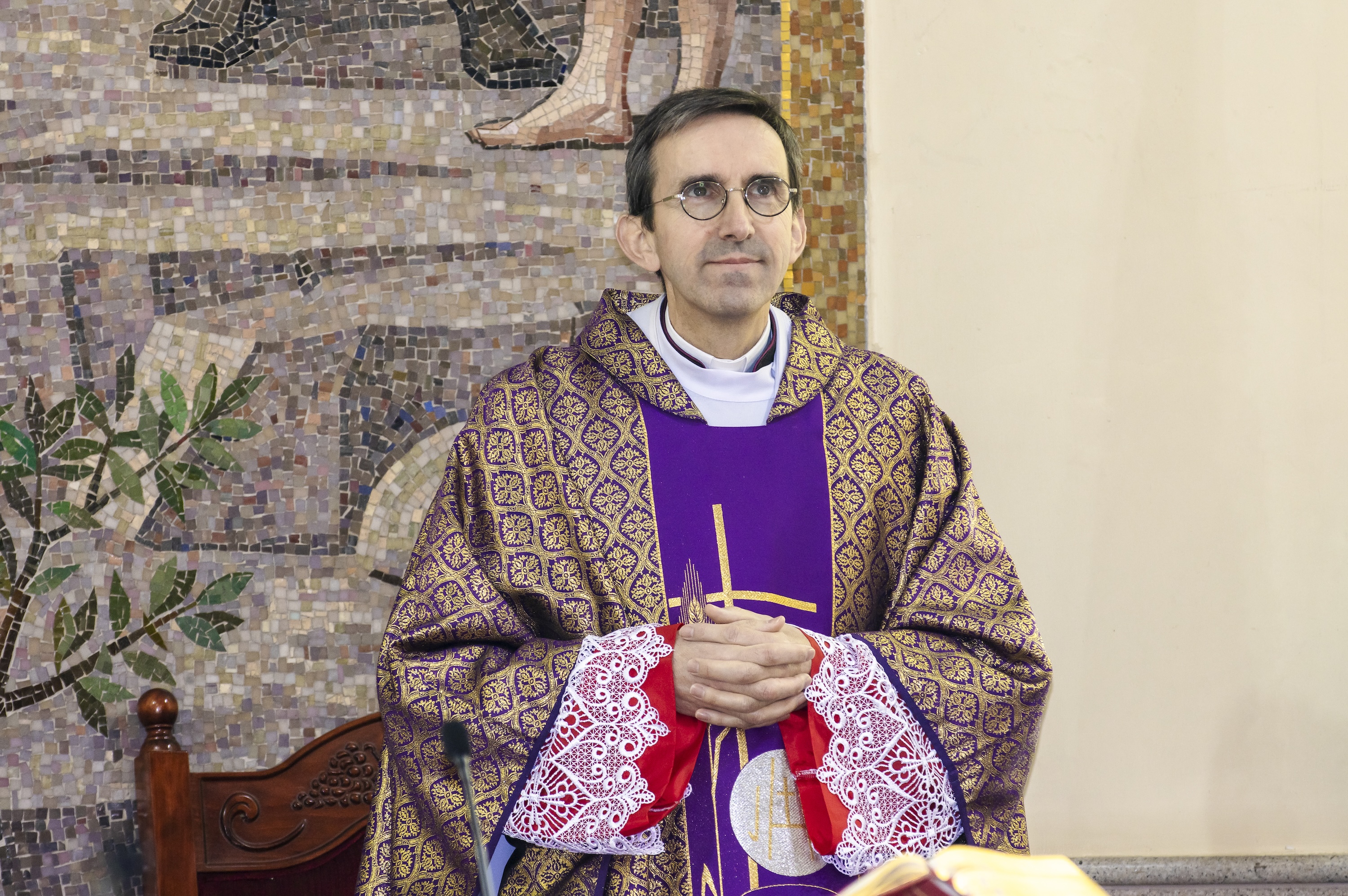 Monsignor Hugues de Woillemont, director general of the French organization L’Œuvre d’Orient. | Credit: Sanad Sahelia