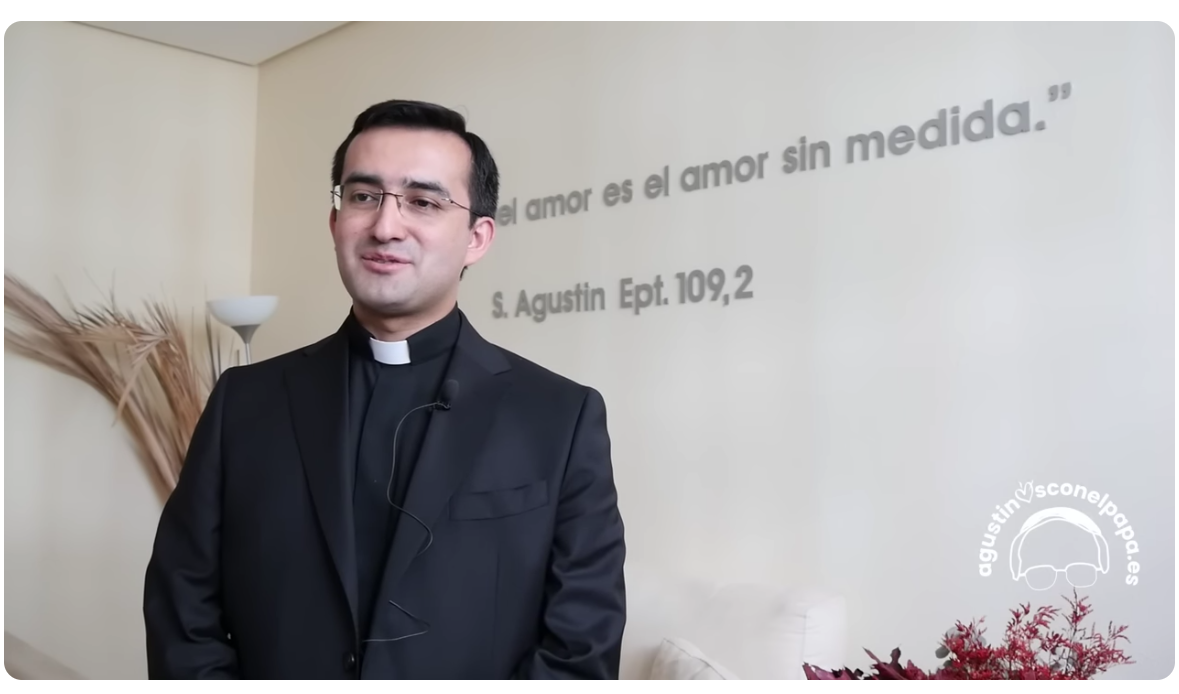 Father Edgard Rimaycuna speaks with ACI Prensa. | Credit: Screenshot/Los Agustinos