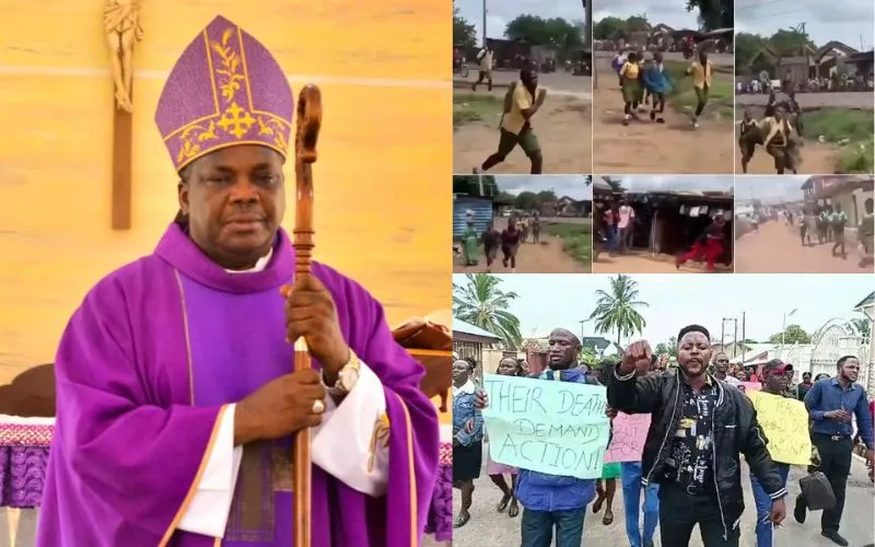Nigerian bishop appeals for prayers for 'safe release' of abducted teachers, students, children