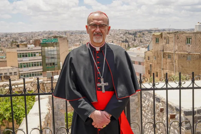 The Latin patriarch of Jerusalem Cardinal Pierbatista Pizzaballa in the Holy Land. | Credit: Photo courtesy of the Latin Patriarchate of Jerusalem