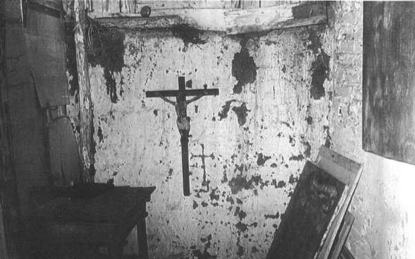 Interior view of the shack where Kiko Argüello lived during the early days of the Neocatechumenal Way apostolate. | Credit: Photo courtesy of Neocatechumenal Way