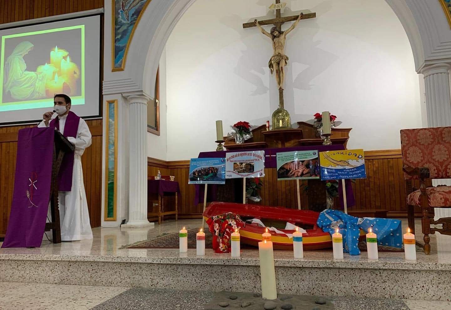Mass for those who have lost their lives in the Atlantic Ocean. | Credit: Photo courtesy of Father Sosa