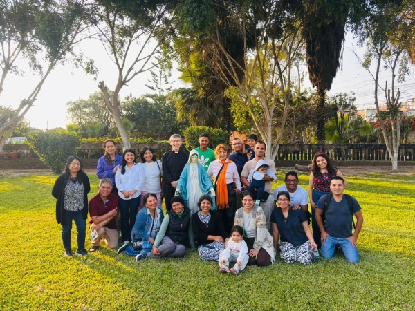 Participants at a retreat Holy Family Retreat House in Lurín. | Credit: Photo courtesy of Father Julio Ampuero