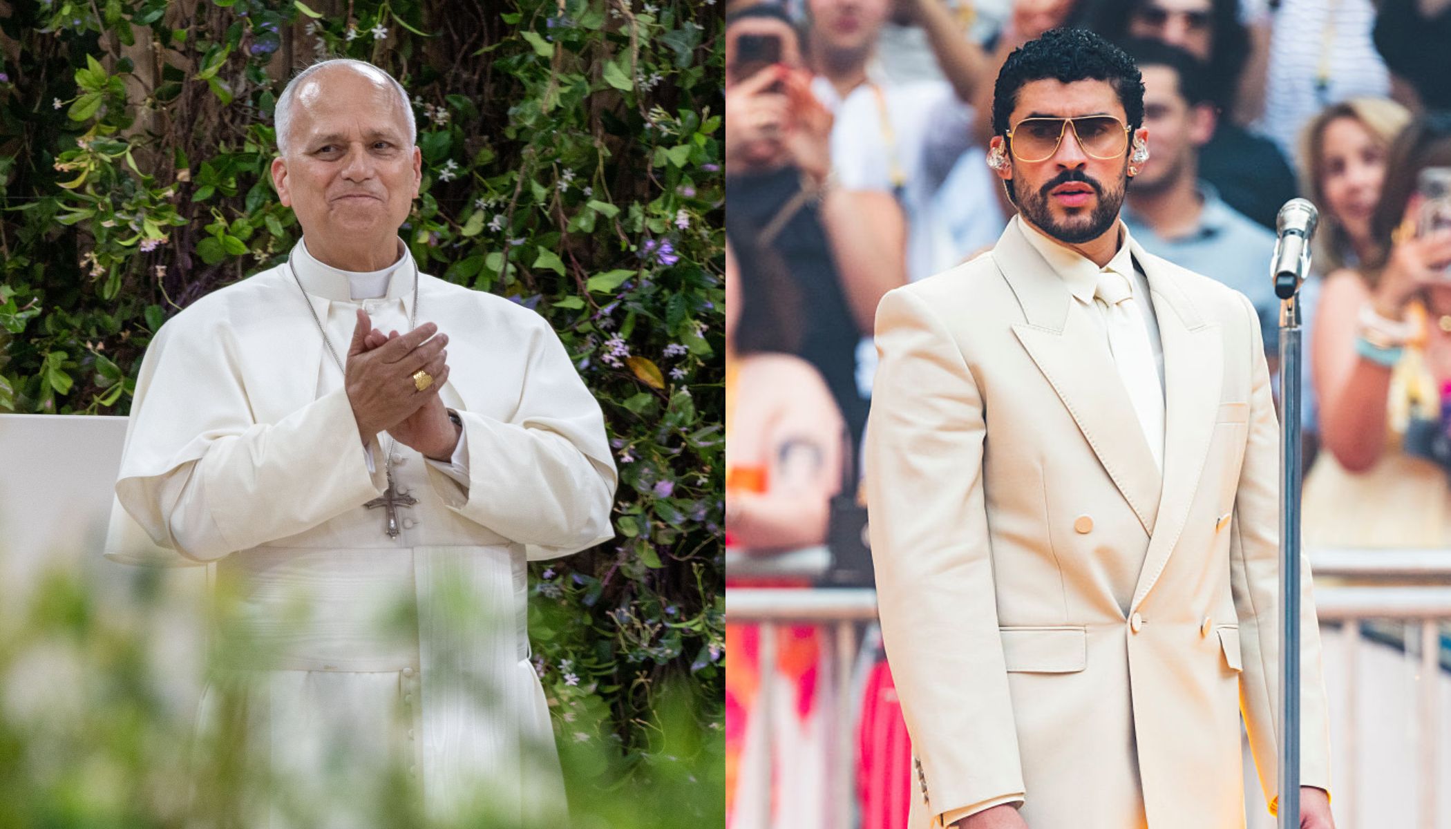 Pope Leo XIV meets with Bad Bunny in Madrid