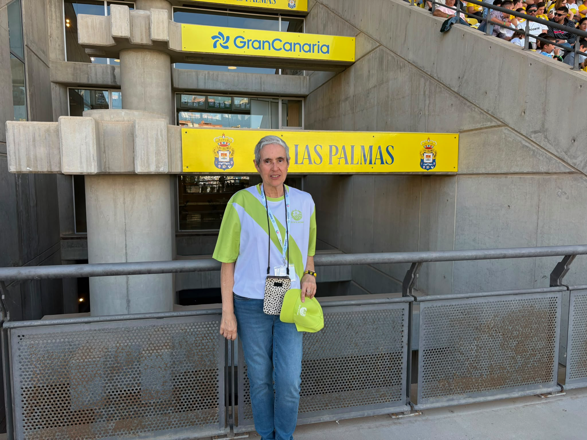 Yolanda, a volunteer with the papal trip's organizing committee, is offering her suffering from cancer for the pope. | Credit: Victoria Cardiel/EWTN News