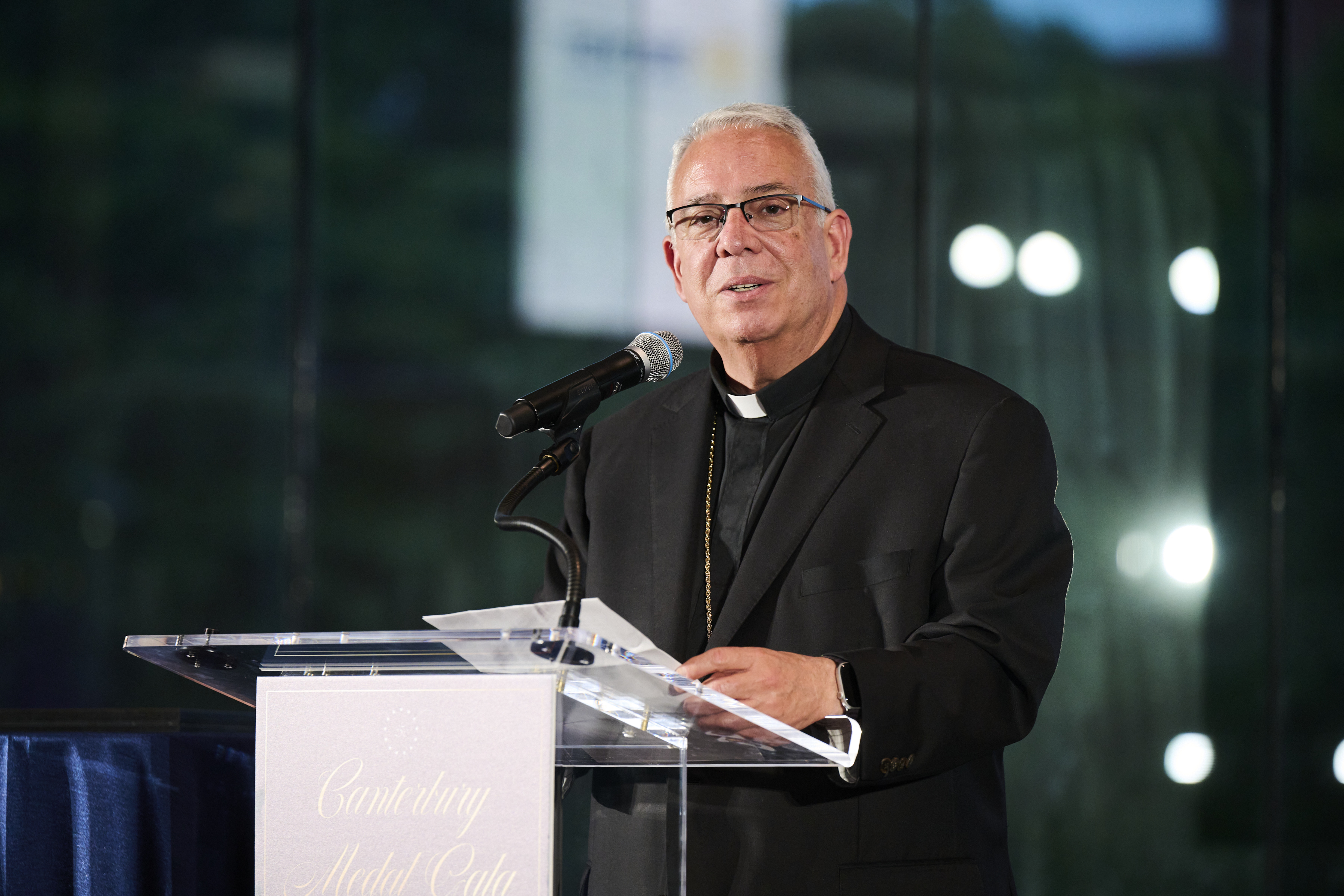 “By ensuring that all men and women are free to act in conformity with the dictates of their conscience and to practice their faith openly, without coercion or fear, you work to safeguard the inviolable dignity of the human person,” Pope Leo XIV said in his message to the group, which was read by Philadelphia Archbishop Nelson Pérez on June 11, 2026. | Credit: Courtesy of Becket Fund