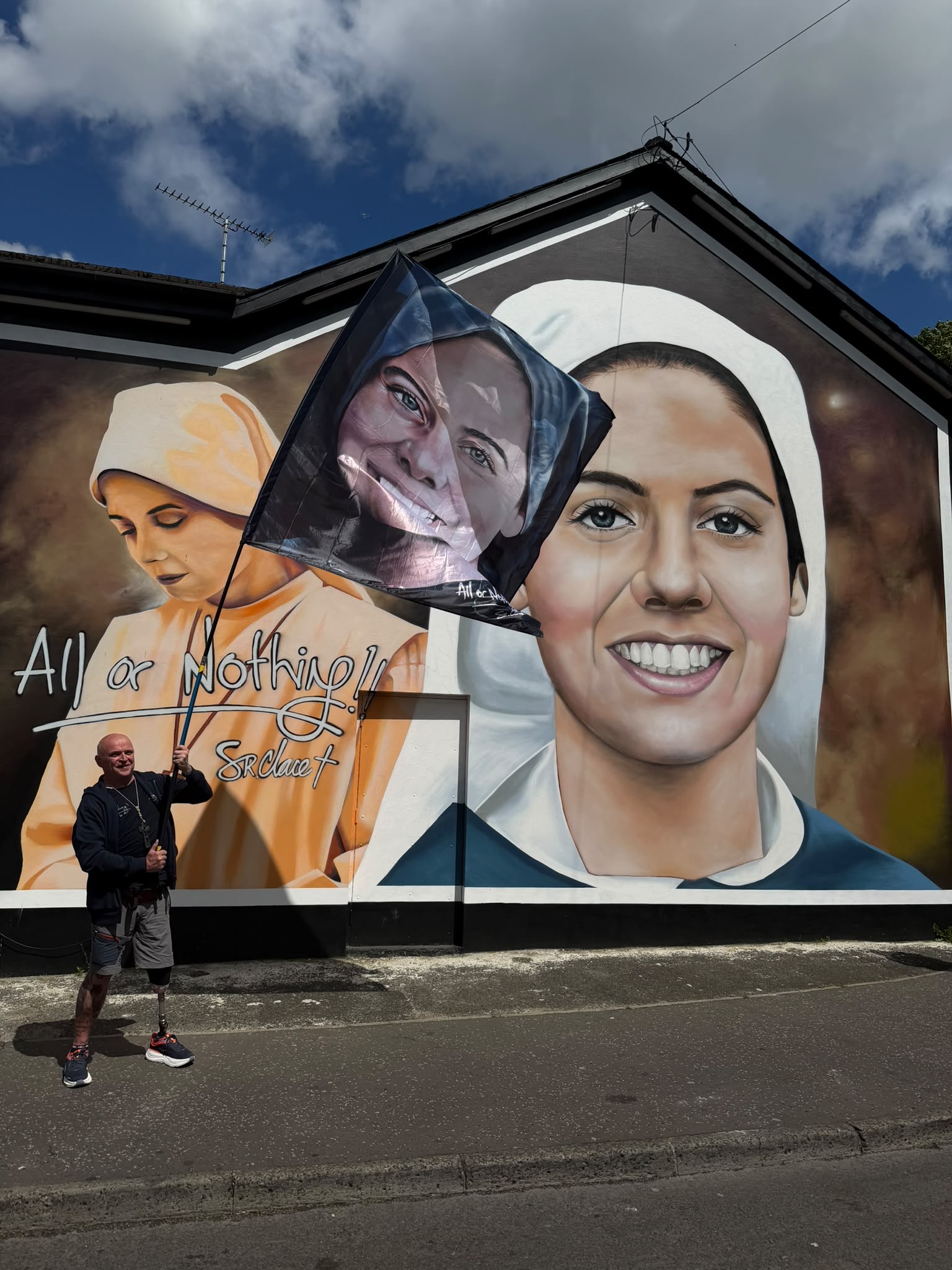 The route of the Marian Eucharistic procession culminated at the Long Tower church, now known as the home parish church of Servant of God Sister Clare Crockett, an Irish sister who died in an earthquake in Ecuador at the age of 33. | Credit: Photo courtesy of Worldwide Marian Procession