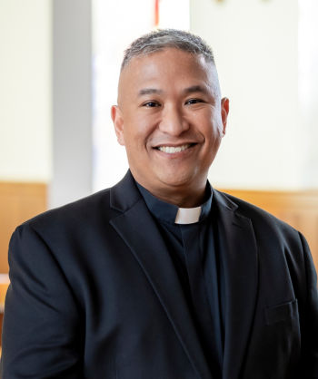 Father Phillip Alcon Ganir, a Jesuit priest who researches and teaches about music, catechetics, and liturgy at Boston College’s School of Theology and Ministry, encourages Catholics to “develop a more nuanced appreciation” of Gregorian chant by engaging more deeply with it. | Credit: Photo courtesy of Father Phillip Alcon Ganir