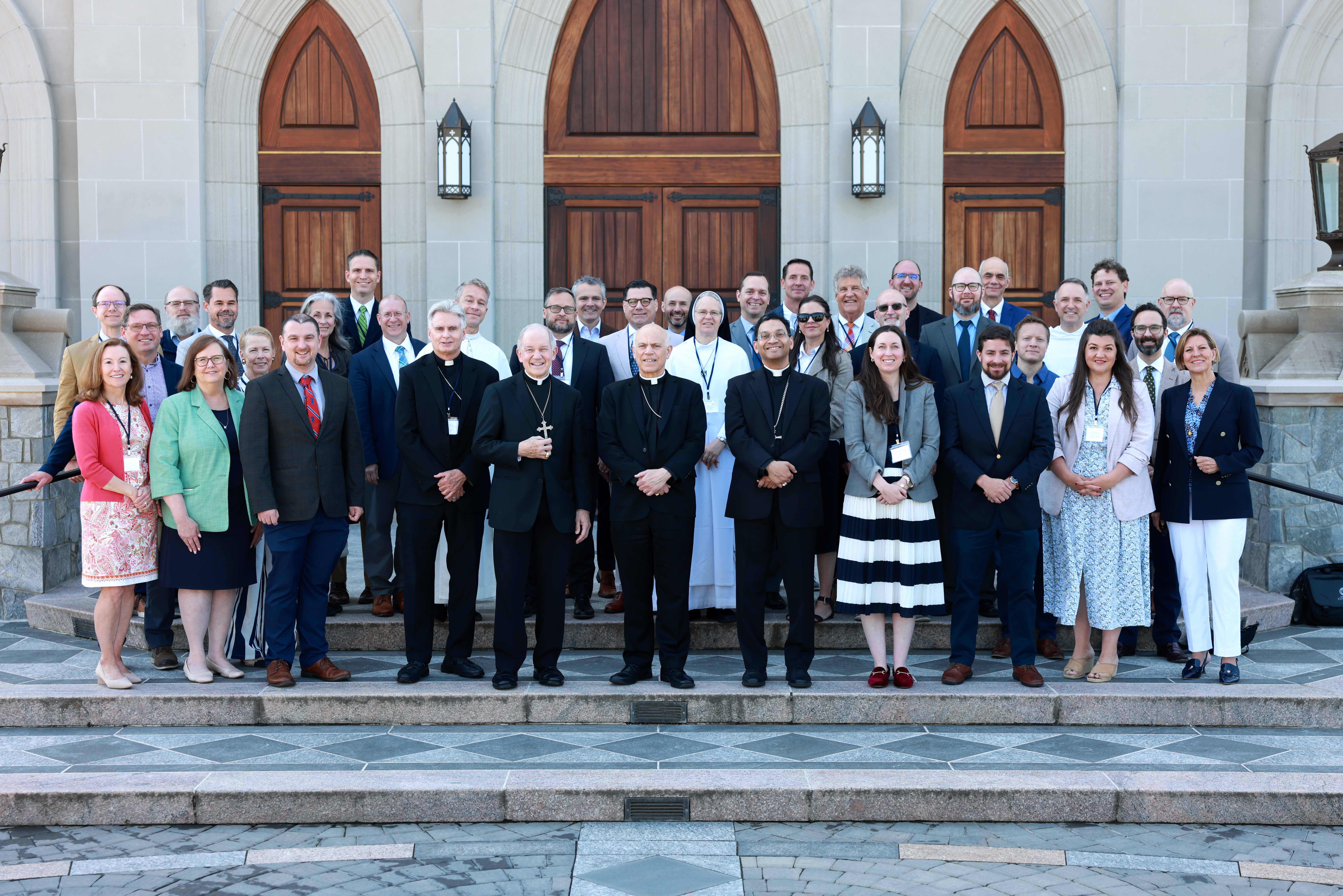 Leaders in Catholic education at the Front Royal Summit said they hope to reform Catholic education to focus on human flourishing. | Credit: Photo courtesy of Paul Aguilar