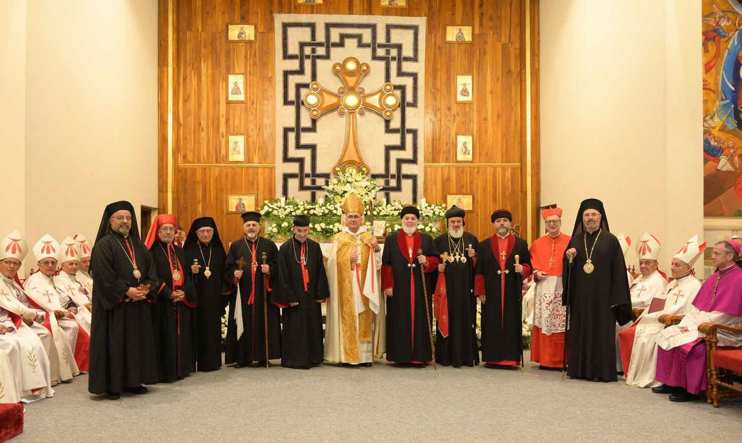 Patriarchs of the Eastern Churches attend the installation of Chaldean Patriarch Mar Paul III Nona on May 29, 2026, in Baghdad. | Credit: Aid to the Church in Need