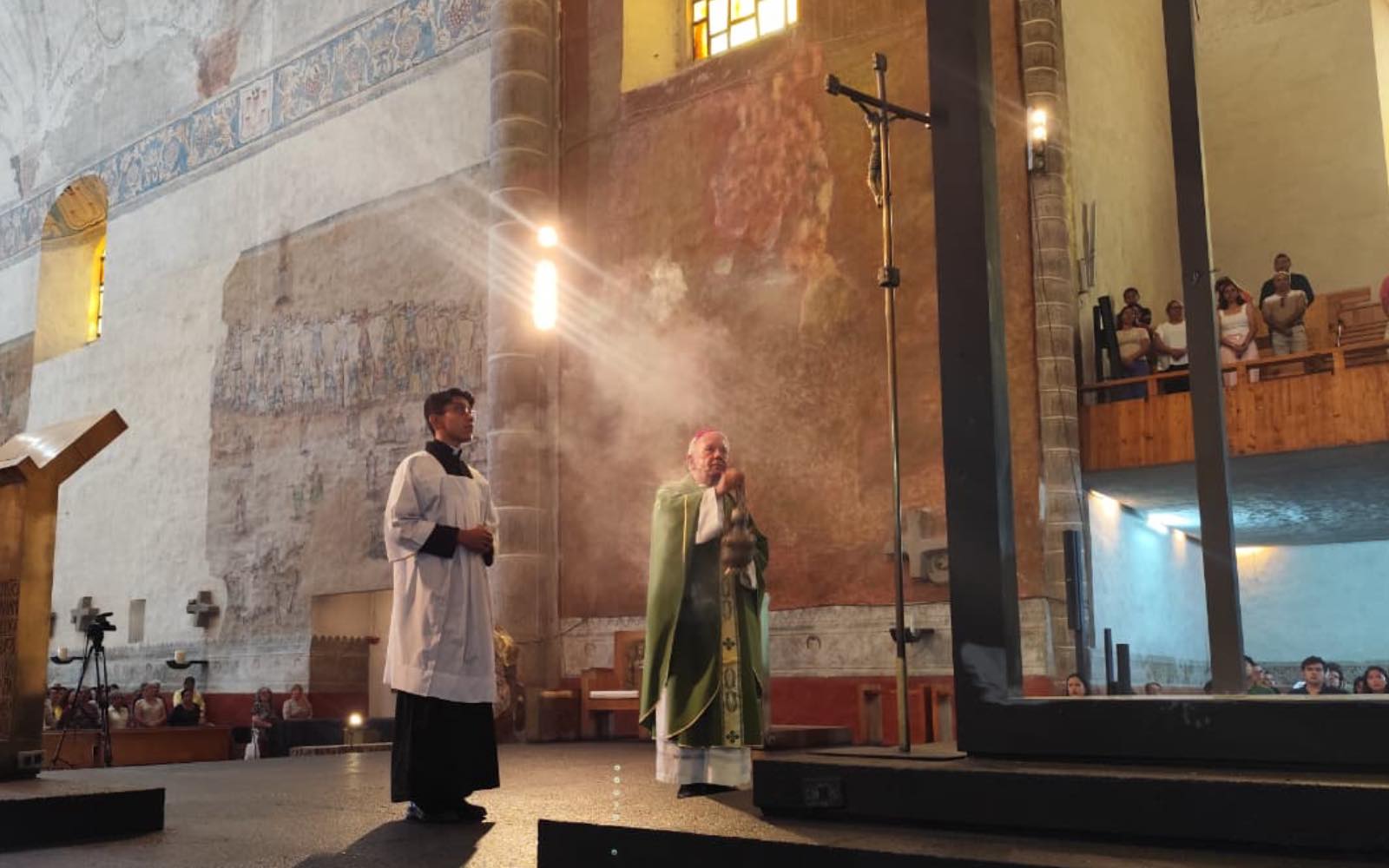 Mons. Ramón Castro Castro durante la Misa que presidió el domingo 23 de julio en la Catedral de Cuernavaca, Morelos (México). Crédito: Diócesis de Cuernavaca.