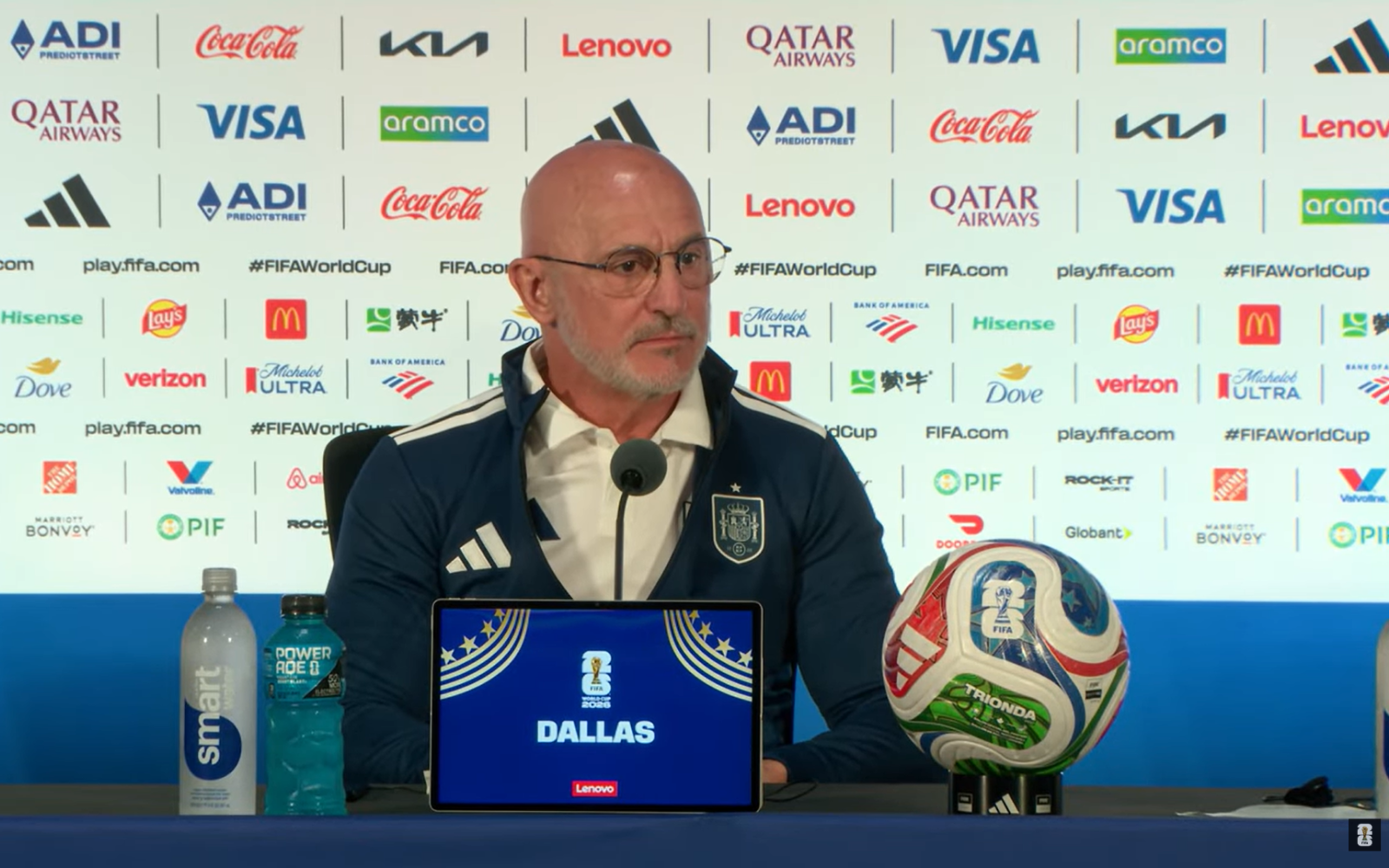 Luis de la Fuente, sélectionneur de l'équipe nationale espagnole de football. |Crédit&nbsp;: FIFA.