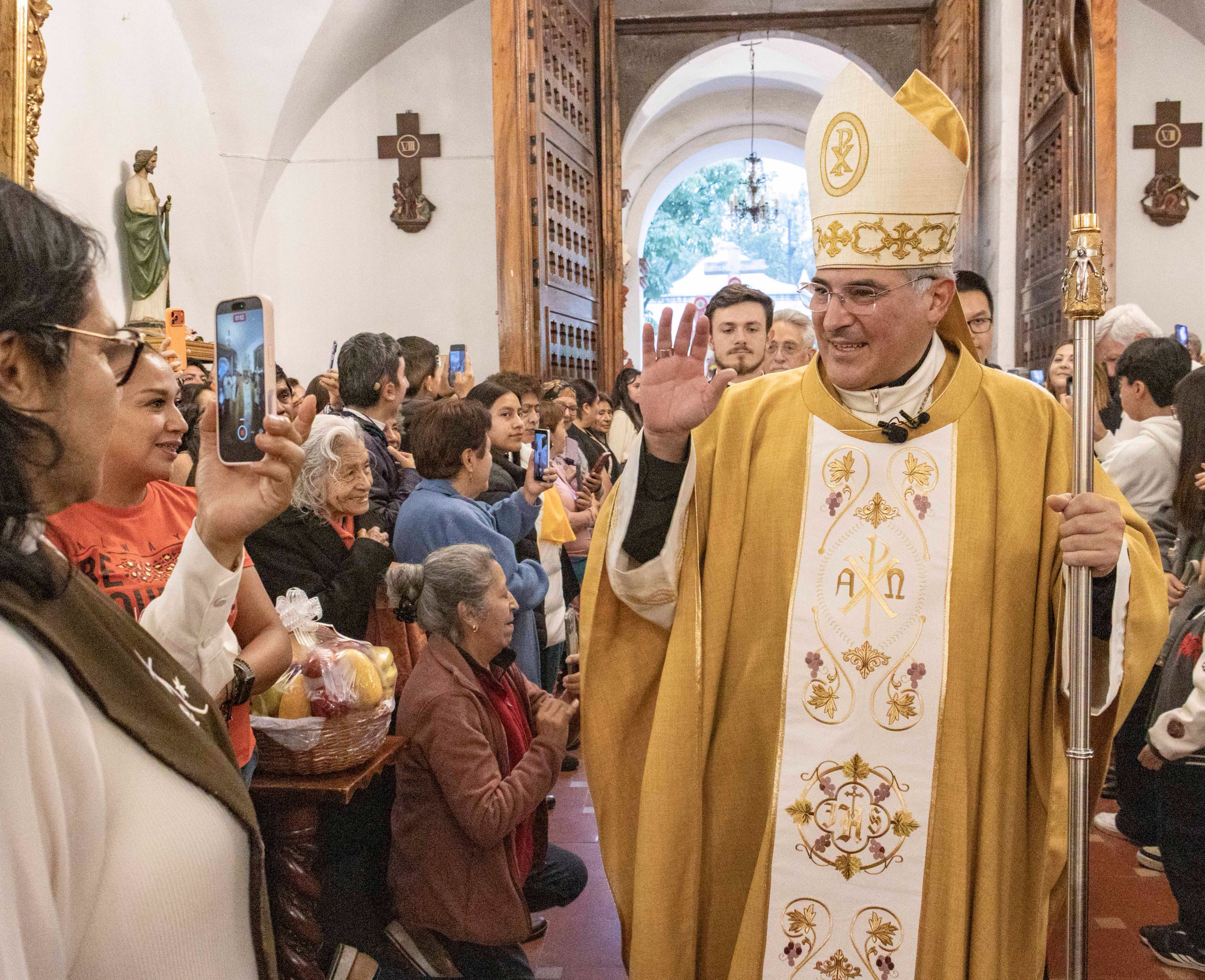 Misa de erección del nuevo santuario de Nuestra Señora del Carmen el 15 de julio. Crédito: Arquidiócesis Primada de México
