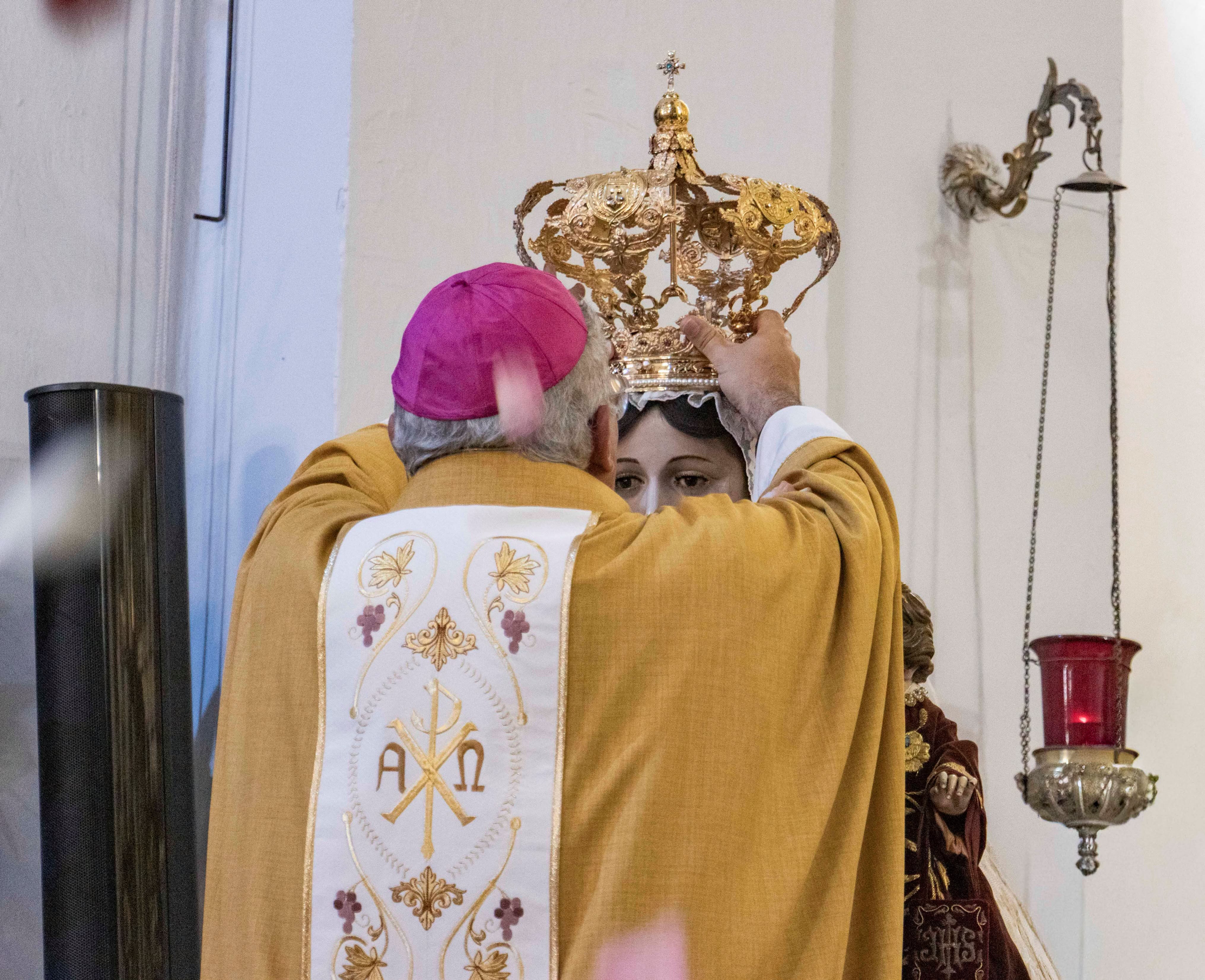 Misa de erección del nuevo santuario de Nuestra Señora del Carmen el 15 de julio. Crédito: Arquidiócesis Primada de México