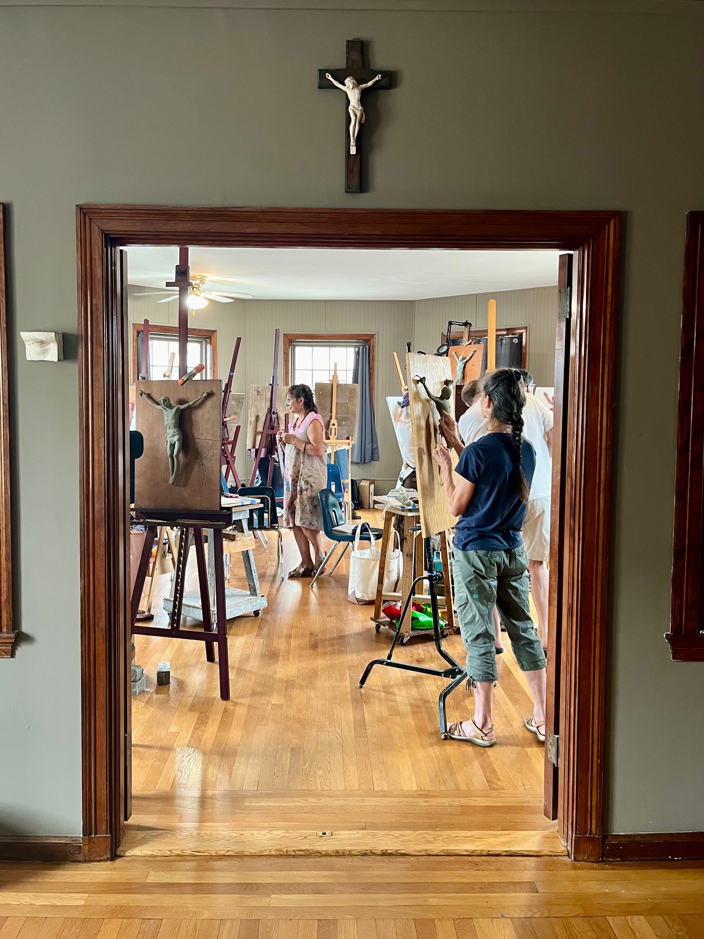 Cappella Studio hosted its first overnight art workshop July 16–18, 2026. | Credit: Rachel Birnbaum