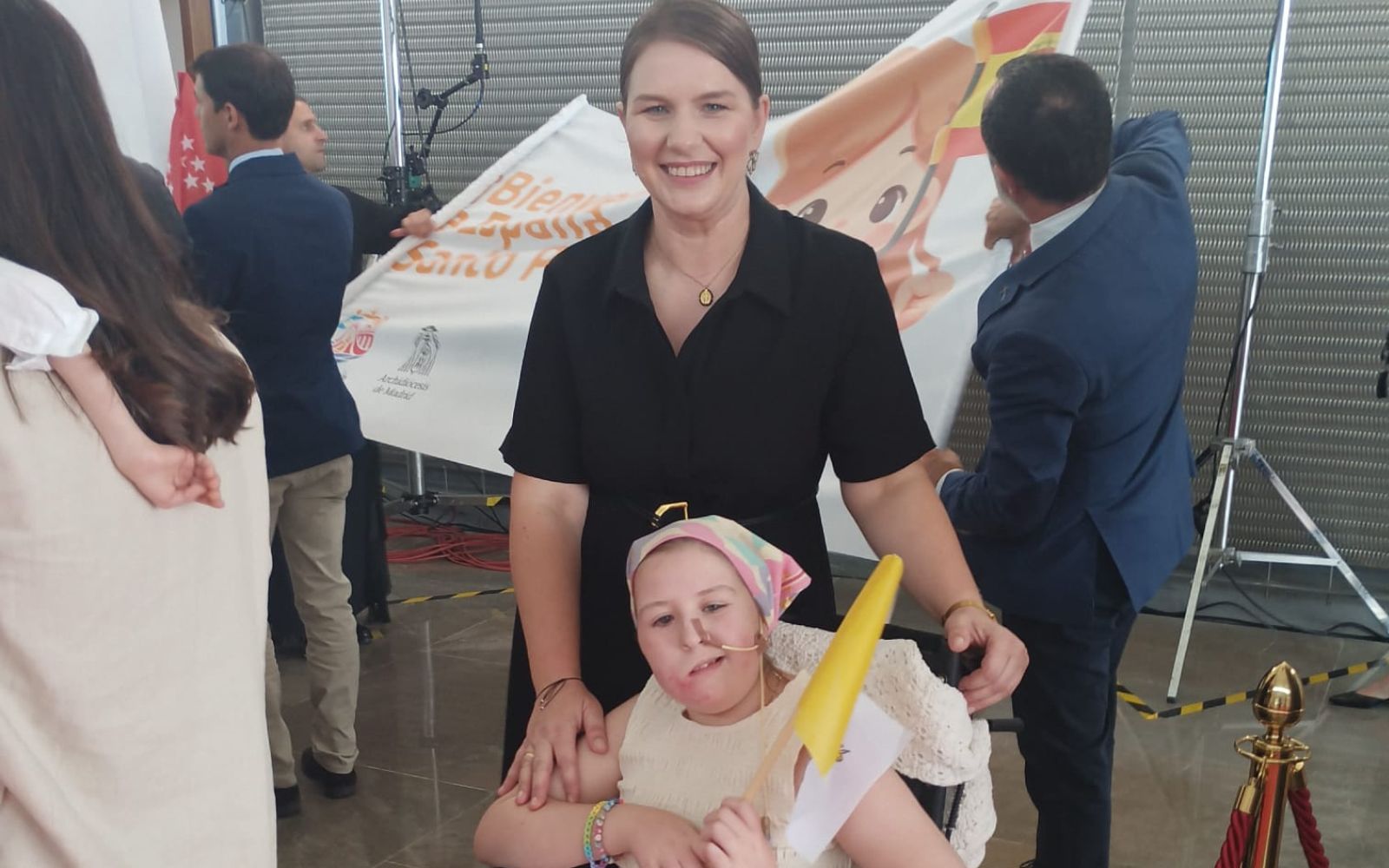 Conocer al Papa, el regalo del cielo para una niña con un tumor cerebral: “Dios es bueno"