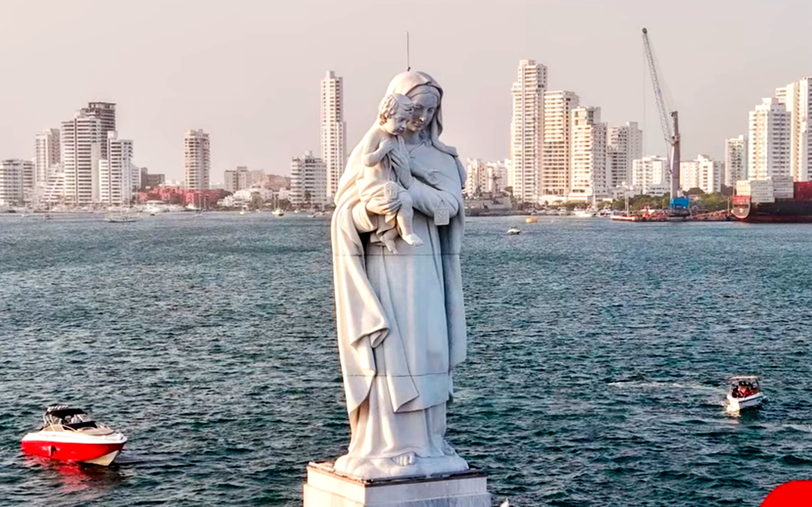 La Virgen del Carmen fue festejada en mares y ríos de Colombia
