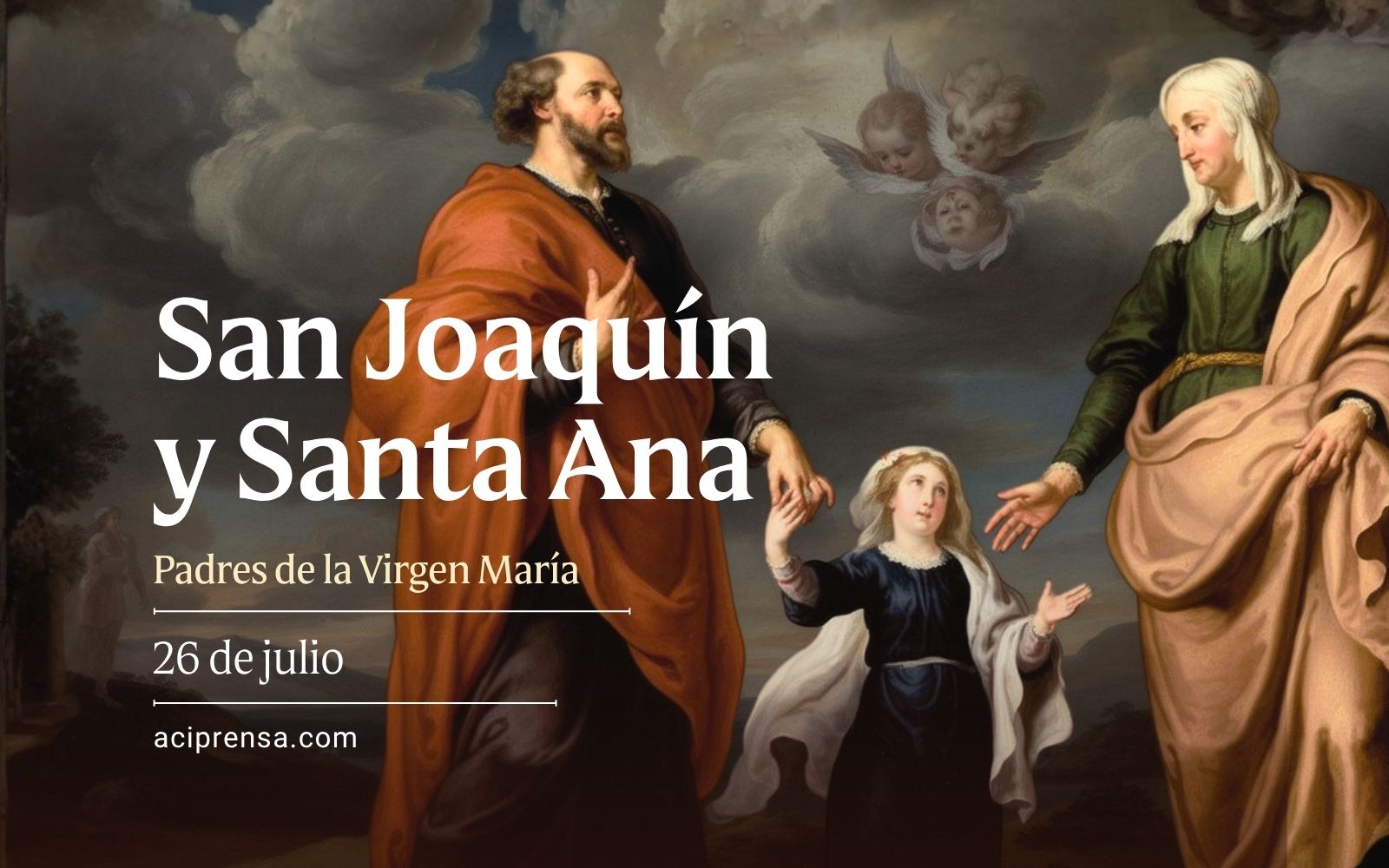 Hoy celebramos a los santos Joaquín y Ana, padres de la Virgen y patronos de los abuelos