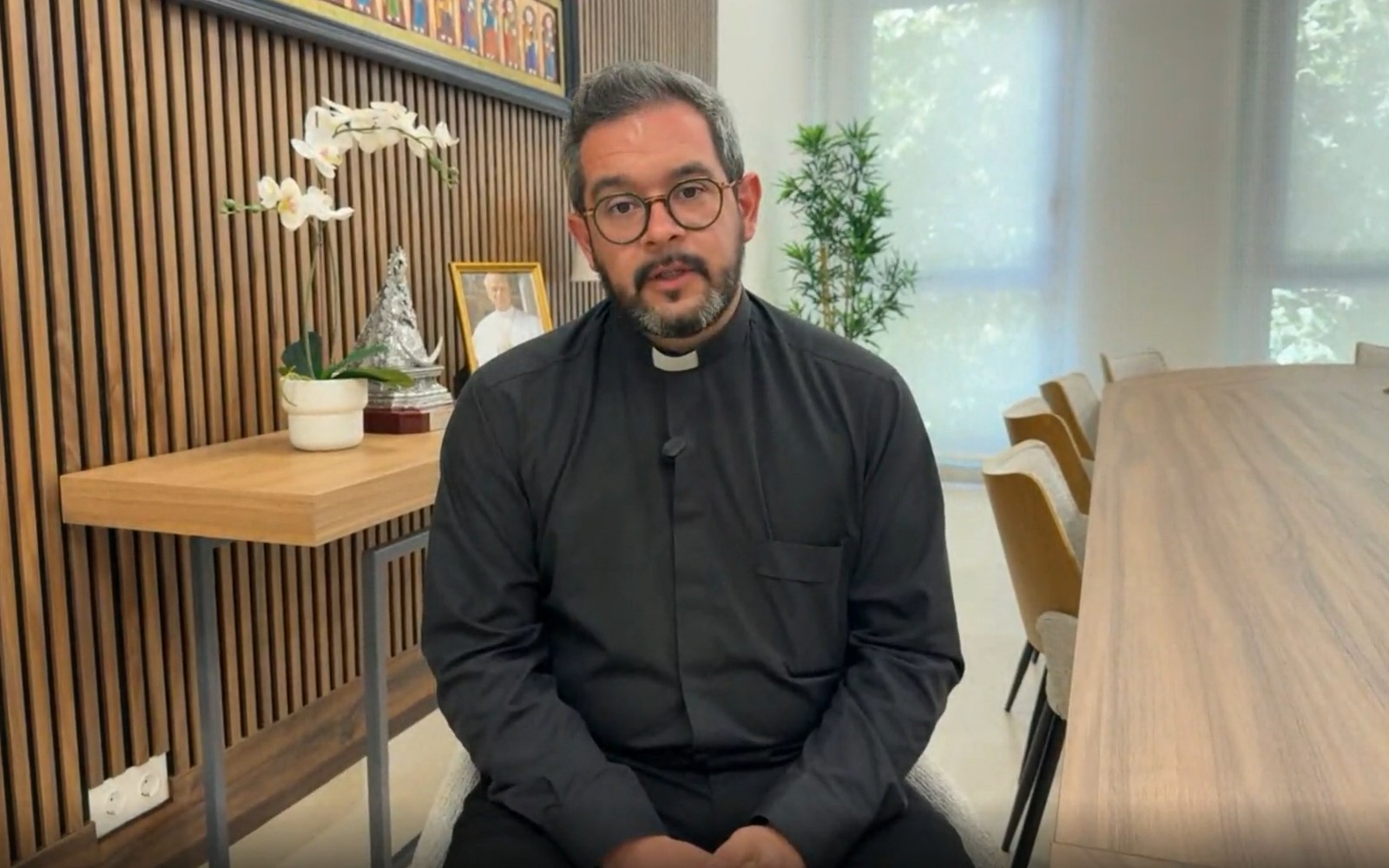 Father Eliert Jerez, rector of the minor seminary of the Diocese of Getafe in Spain | Credit: Nicolás de Cárdenas/ACI Prensa