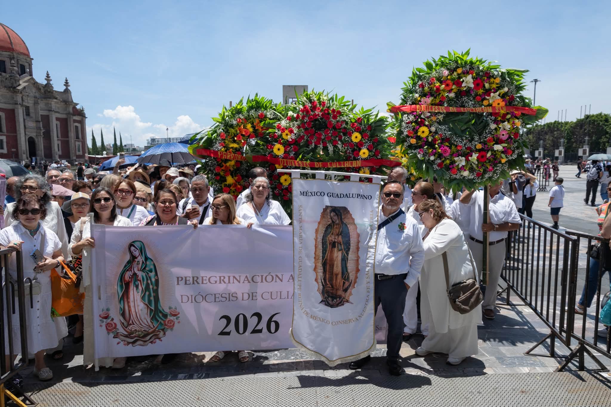 Peregrinación de la Diócesis de Culiacán a la Basílica de Guadalupe el 2 de agosto de 2026. Crédito: Insigne y Nacional Basílica de Santa María de Guadalupe