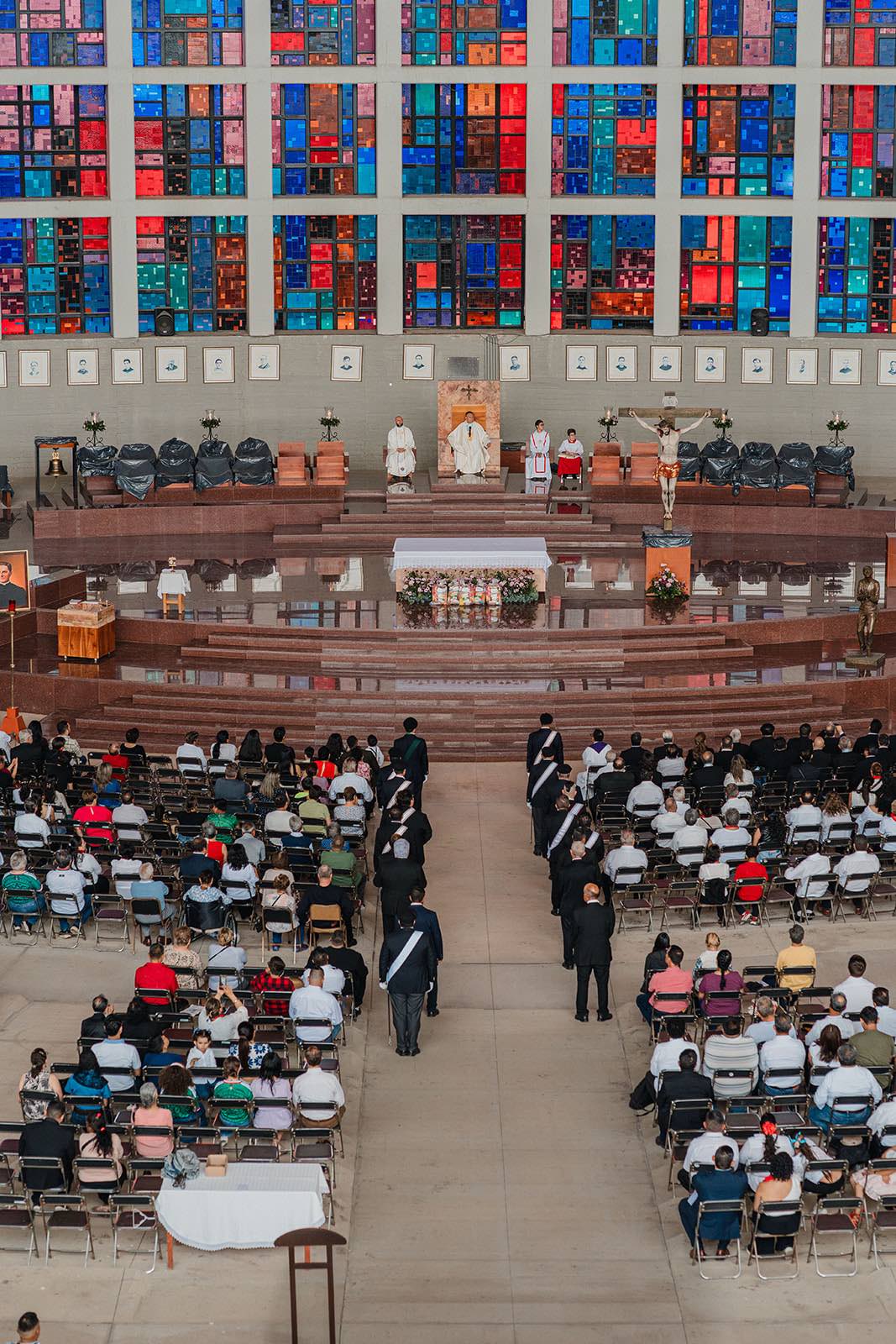 Caballeros de Colón participan en la Peregrinación Nacional al Santuario de los Santos Mártires Mexicanos, en la Arquidiócesis de Guadalajara, Jalisco (México), celebrada el 5 de julio de 2026. Crédito: Cortesía de los Caballeros de Colón.
