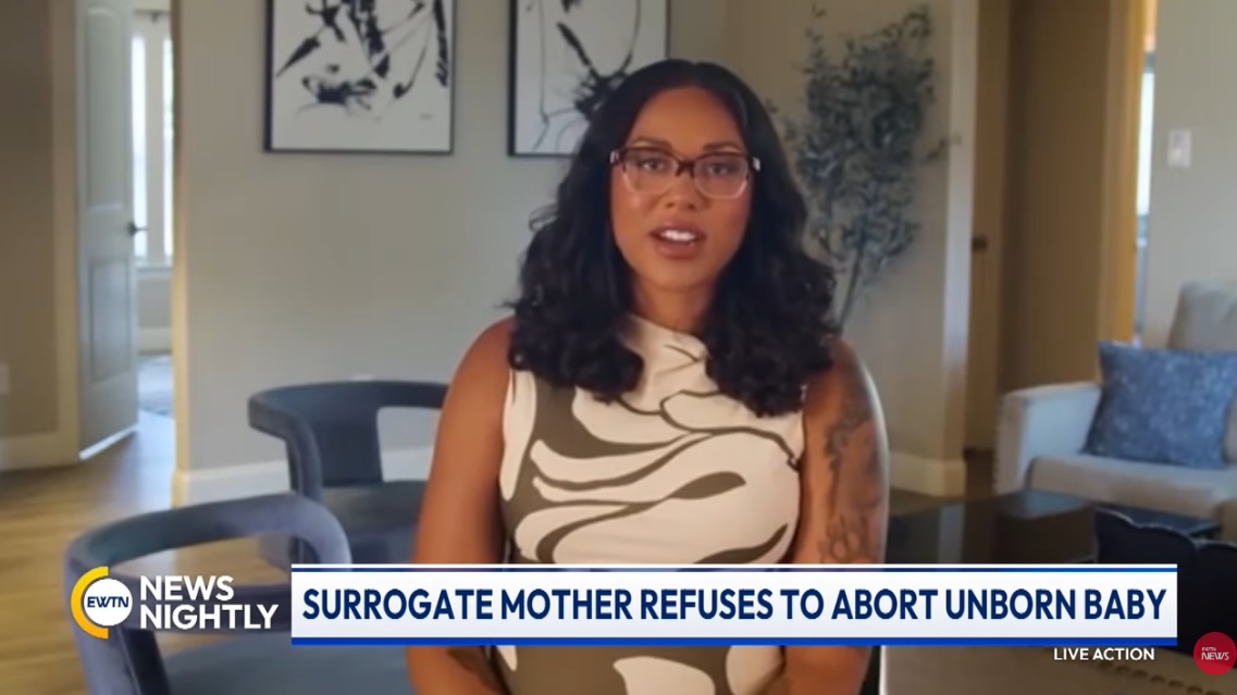 Surrogate mother who refused to abort baby gives birth amid ongoing legal dispute