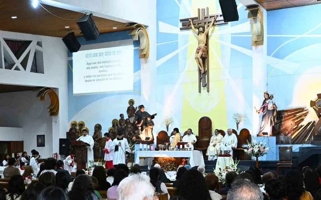 La Misa del 16 de agosto. Crédito: Salesianos del Perú.