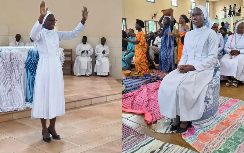 Imam’s daughter in Guinea-Bissau makes profession as Catholic religious sister