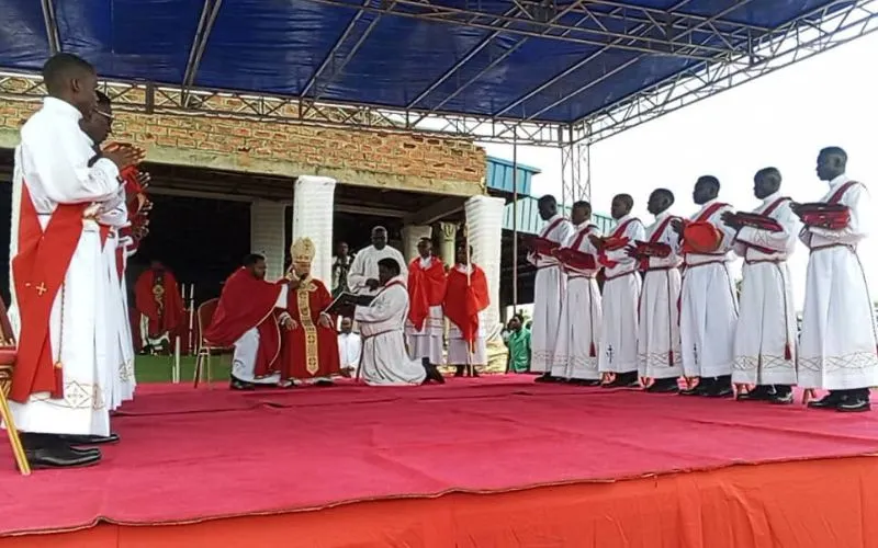 Archbishop Salvatore Cordileone of San Francisco urged 14 newly ordained priests in Nigeria to model their ministry on Christ’s sacrificial love. | Credit: Diocese of Makurdi, Nigeria