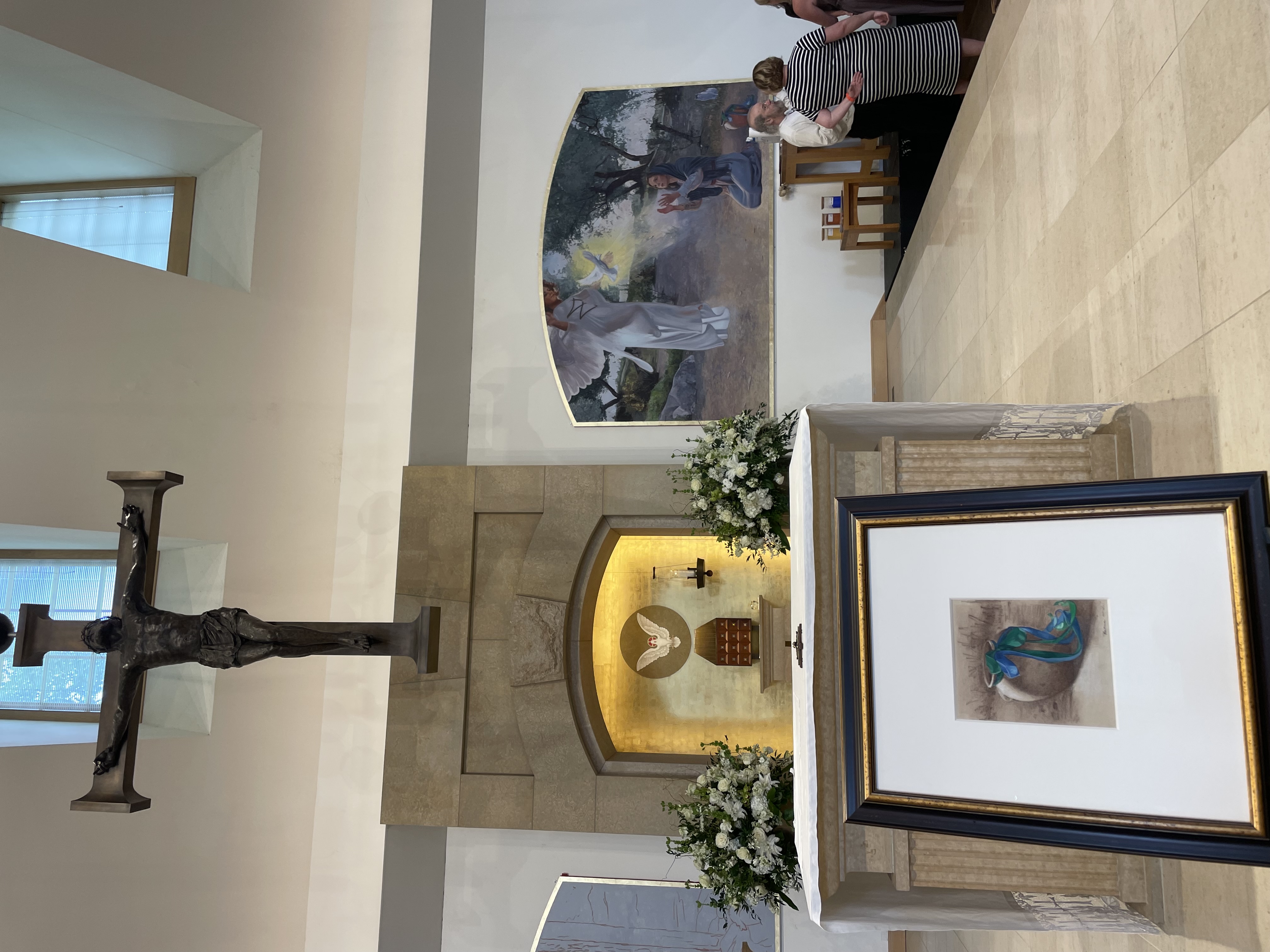 Study of vase by Mark Balma at the altar at Our Lady of Guadalupe. | Credit: Photo by Rámond Mitchell