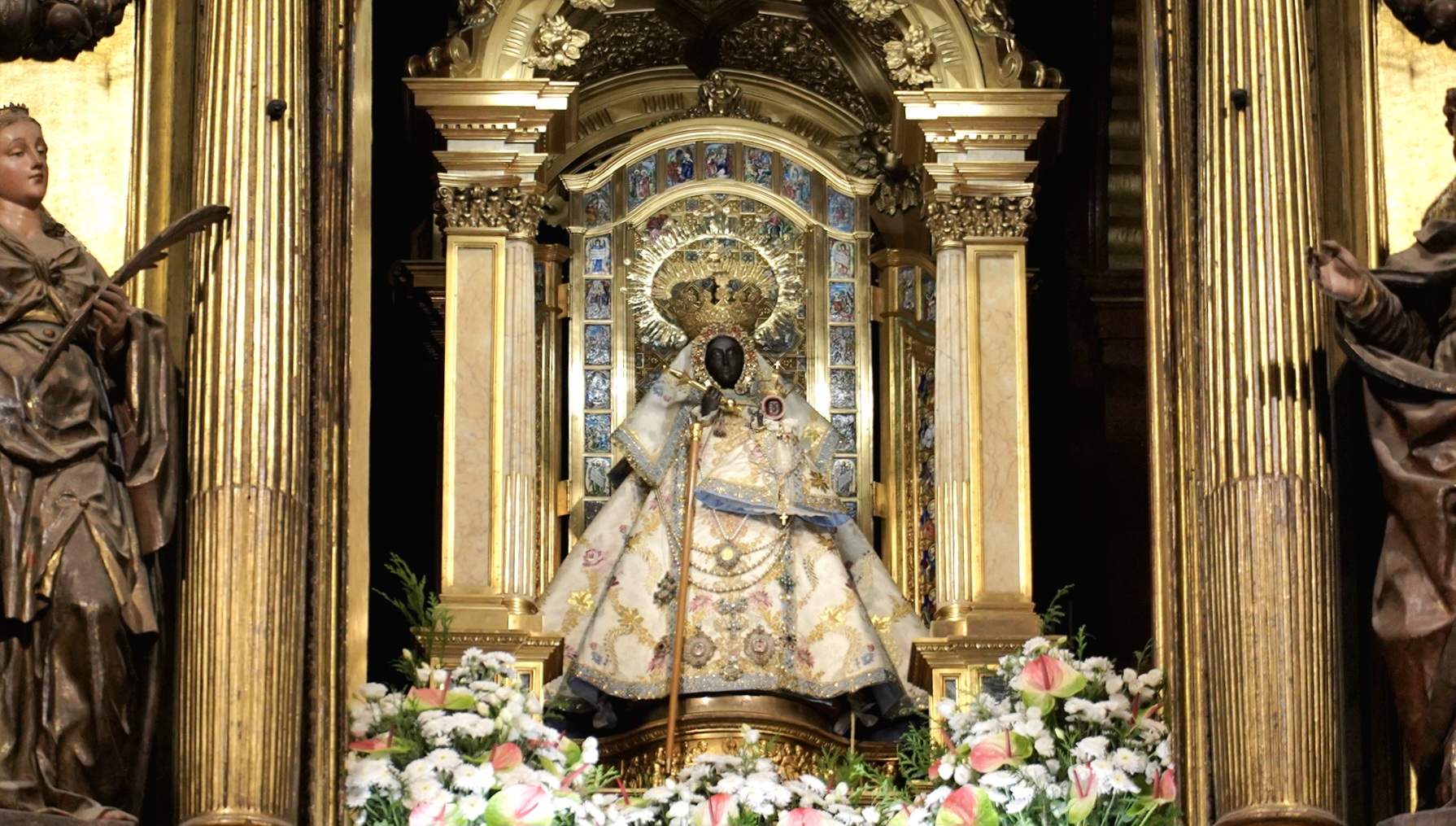 Imagen de la Virgen de Guadalupe en su santuario de España | Crédito: Arzobispado de Toledo.