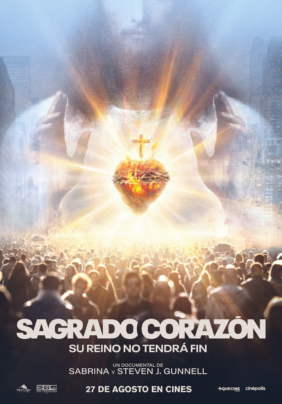Póster de la película “Sagrado Corazón: Su Reino no tendrá fin”. Crédito: Dos Corazones Film