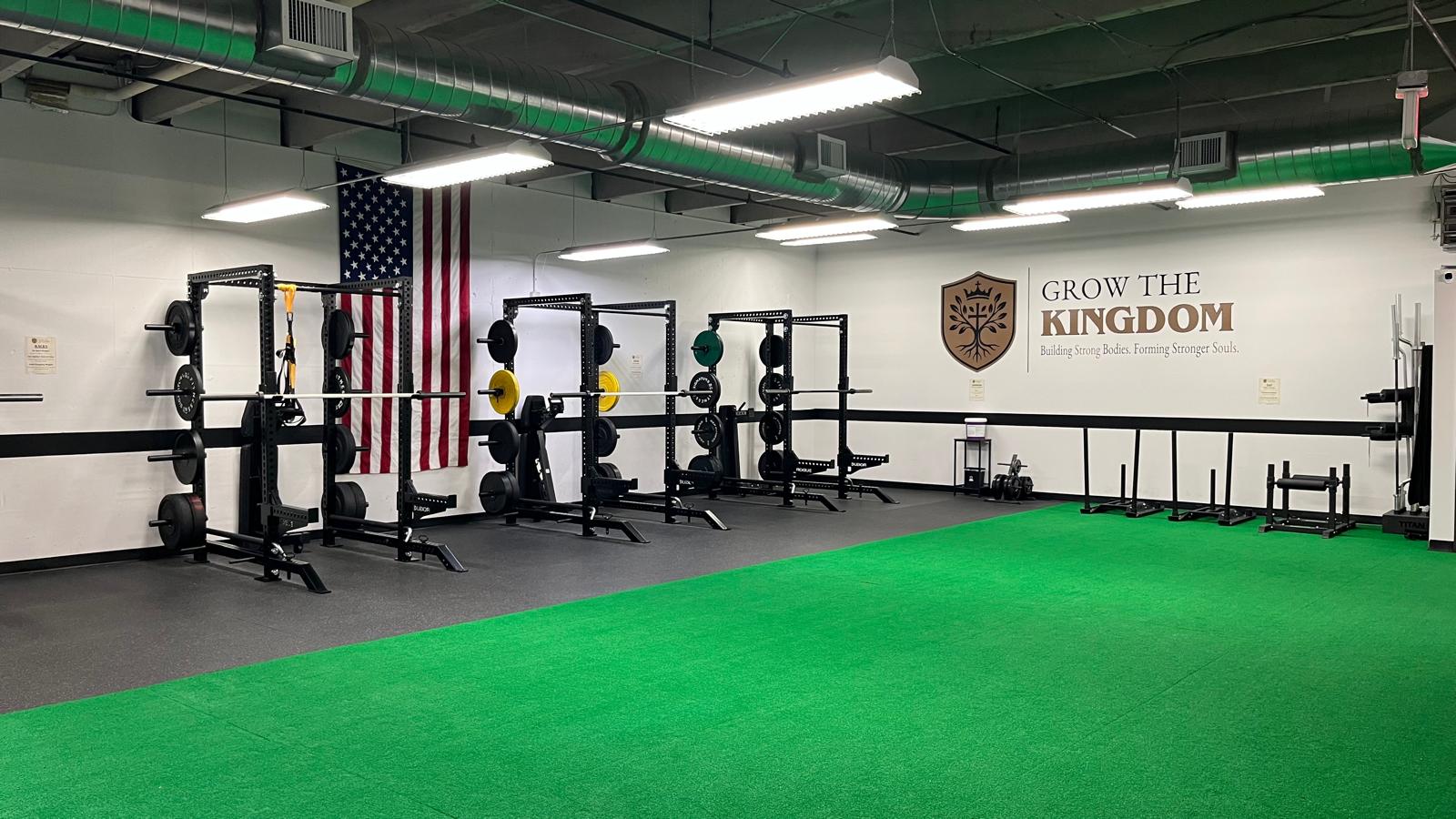 Grow the Kingdom, a gym that opened in 2025 in the former Augustine Institute building in Greenwood Village, Colorado, aims to integrate faith and fitness. | Credit: Francesca Fenton/EWTN News