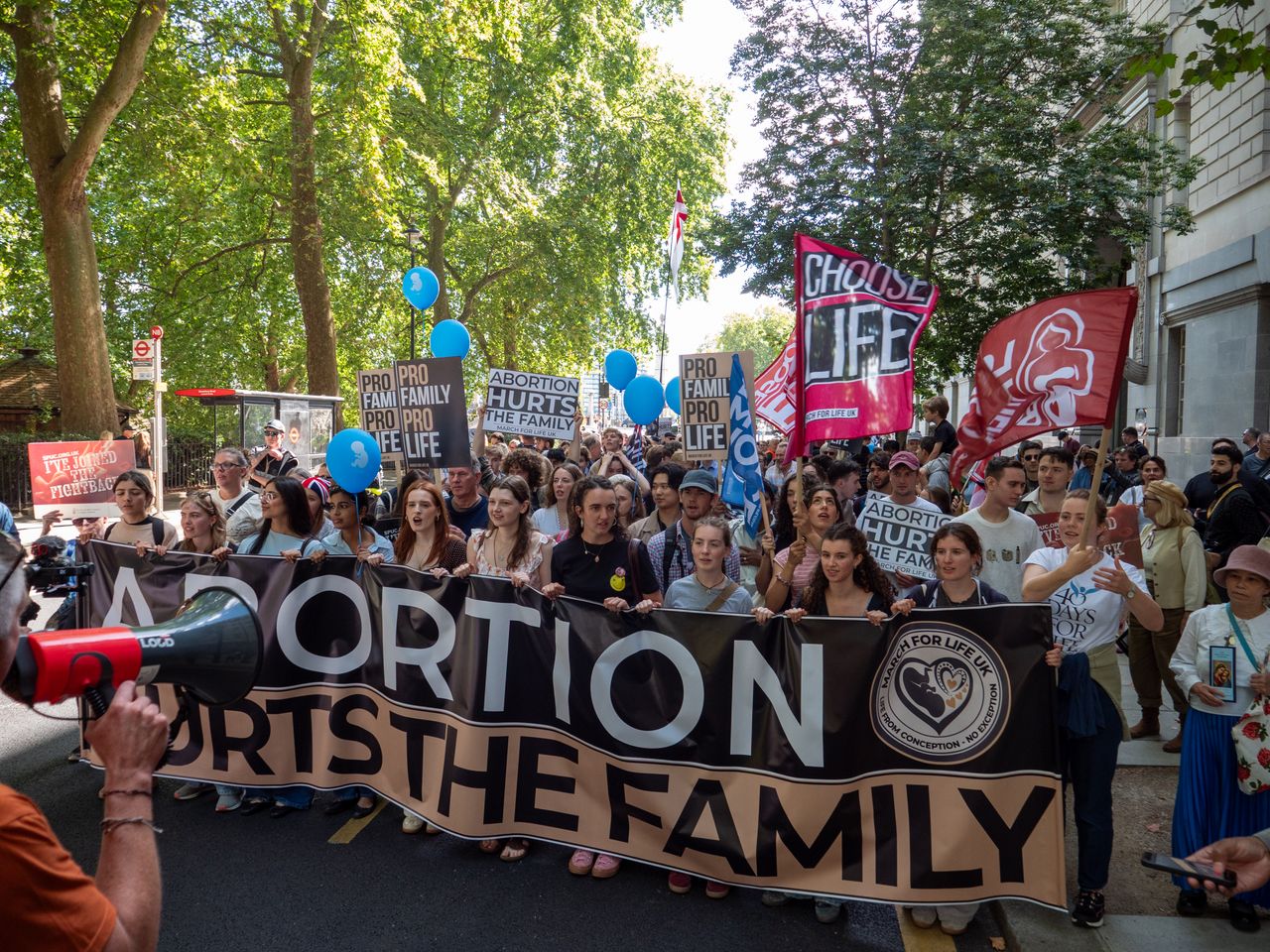 Thousands of pro-life advocates march in London during the cityʼs March for Life, Sept. 5, 2026. | Credit: Elliot Hartley