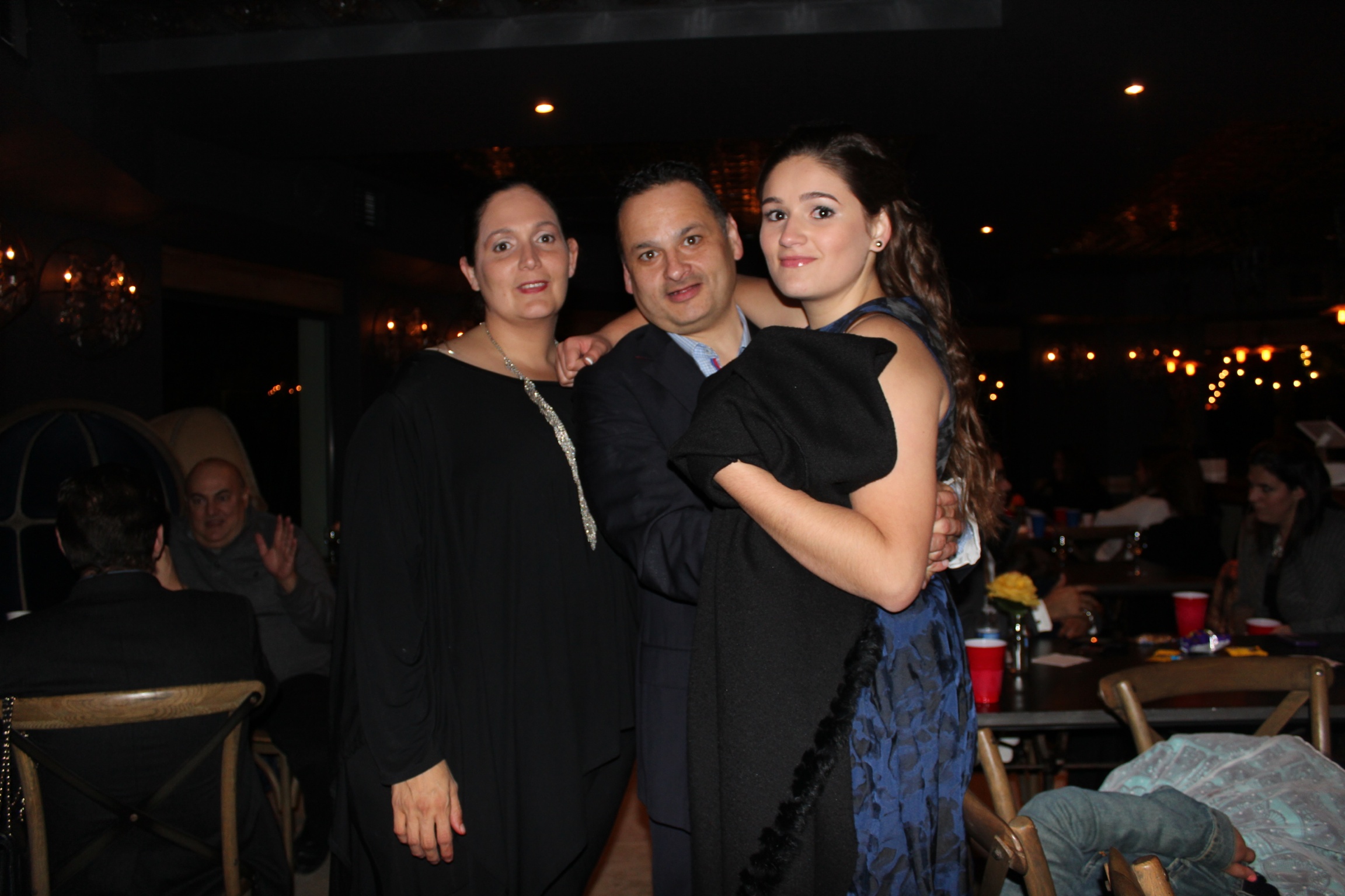 José Ignacio, Claudia y su hija. Crédito: Cortesía.