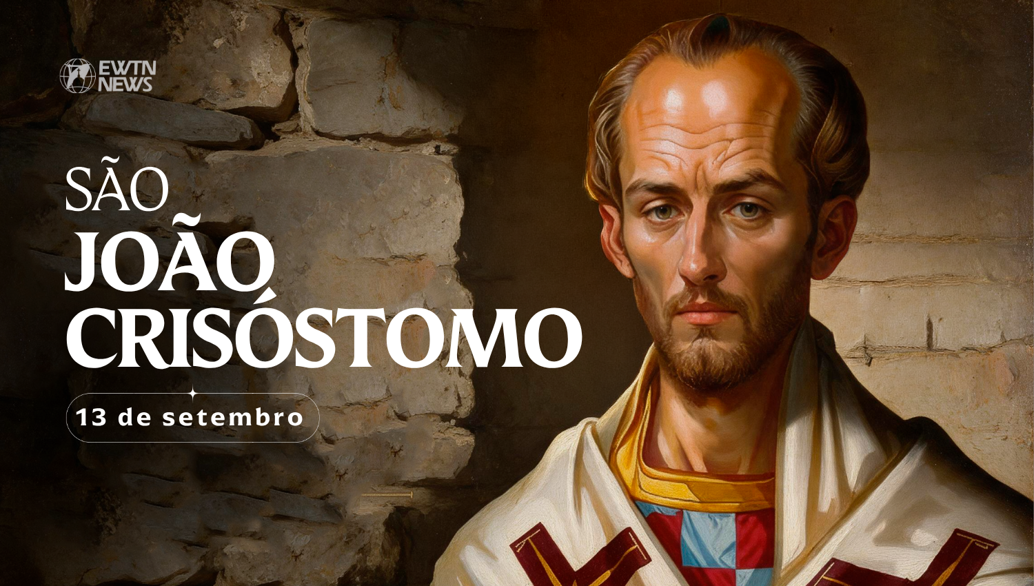 Hoje é celebrado são João Crisóstomo, o “boca de ouro”
