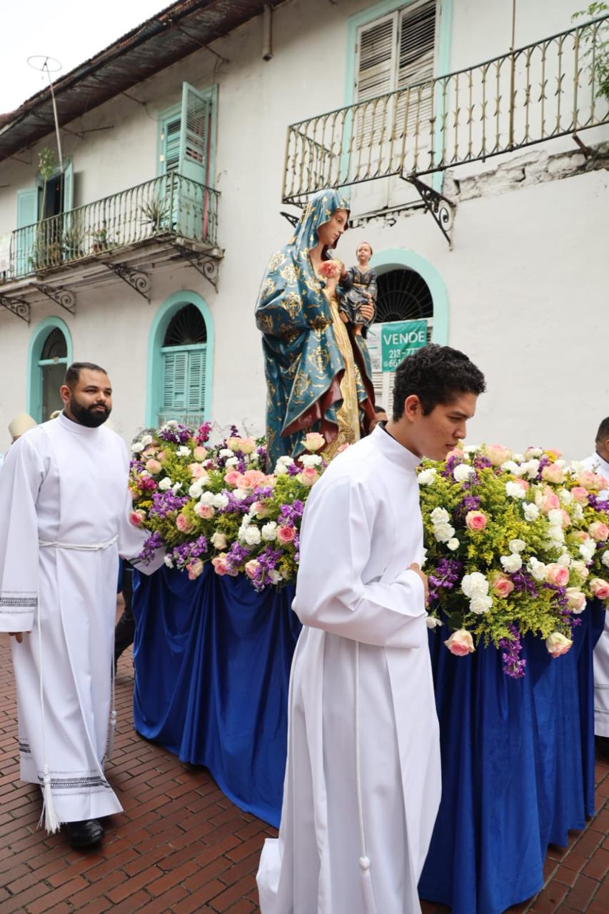 Procesión de Santa María la Antigua este 9 de septiembre de 2026. Crédito: Arquidiócesis de Panamá.
