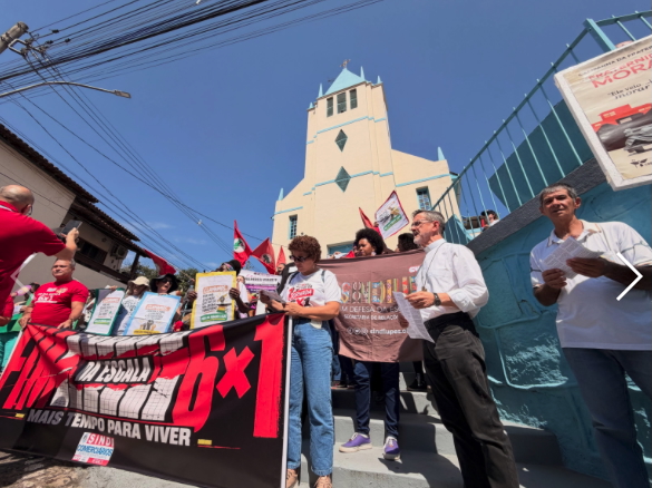 In Cachoeiro de Itapemirim, Brazil, a march brought together the faithful, pastoral groups, and representatives of social movements, concluding at St. Peter’s Cathedral. | Credit: Diocese of Cachoeiro de Itapemirim