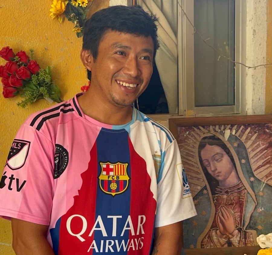 Santiago Caamal Beh, pilgrim of the Virgin of Guadalupe. Credit: Courtesy of Jorge Alberto Mercado Padilla.