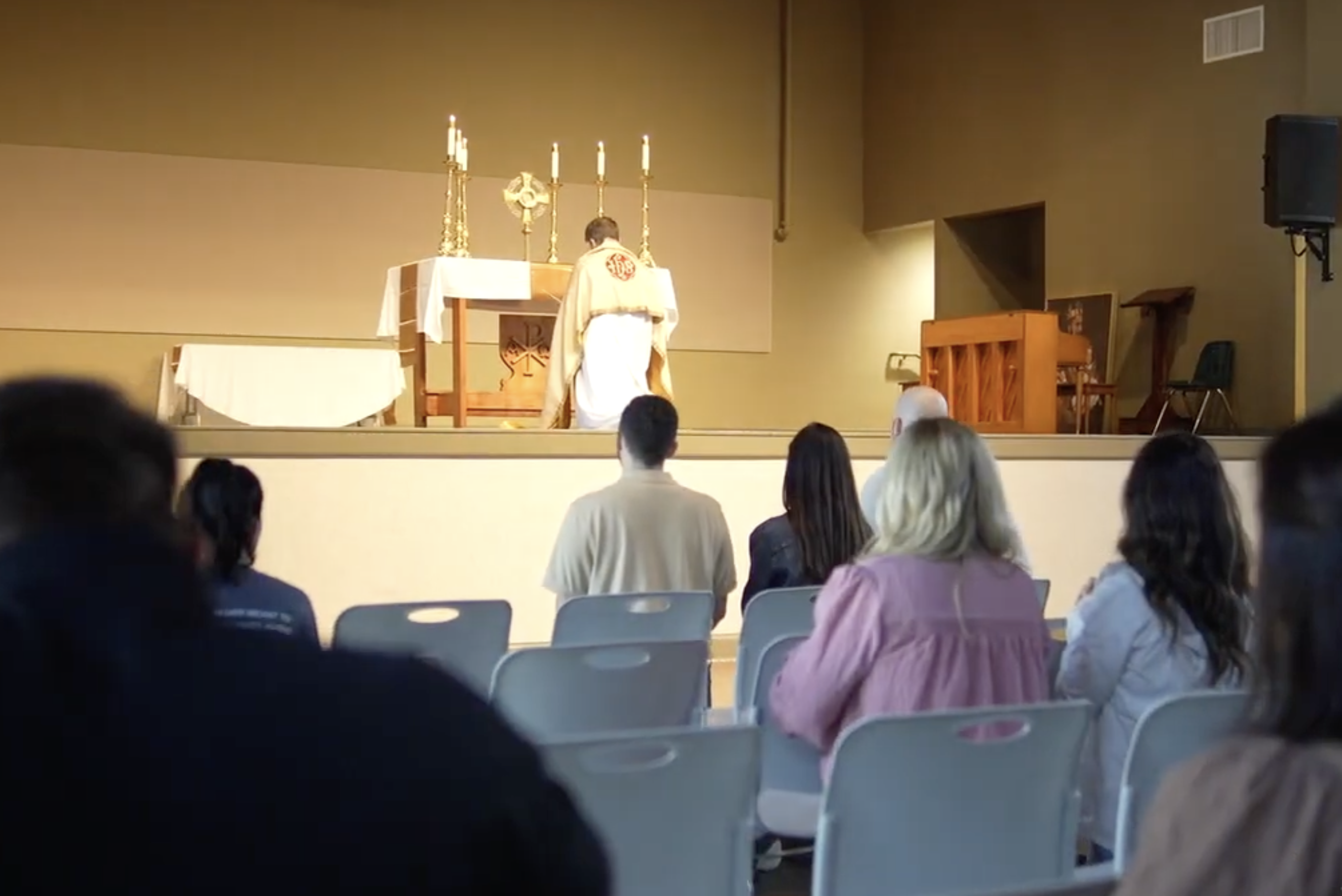 Adoration at a family retreat. | Credit: Photo courtesy of All Are Welcome