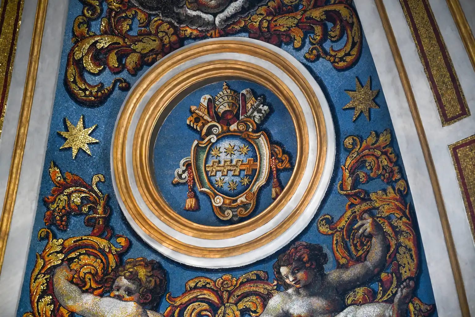 St. Peter’s Basilica completes mosaic restoration of ornate chapel dome
