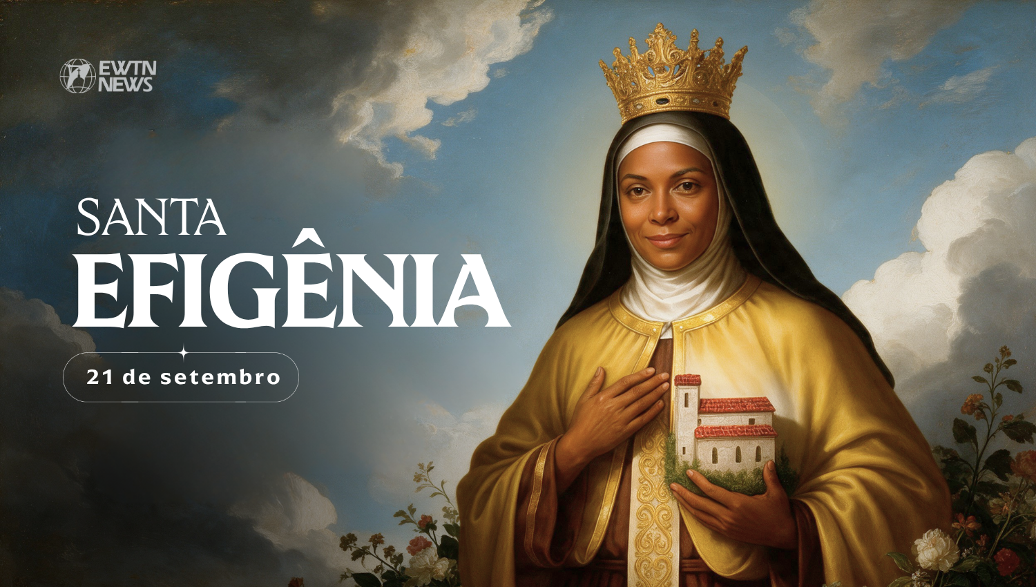 Hoje é celebrada santa Efigênia, protetora contra incêndios